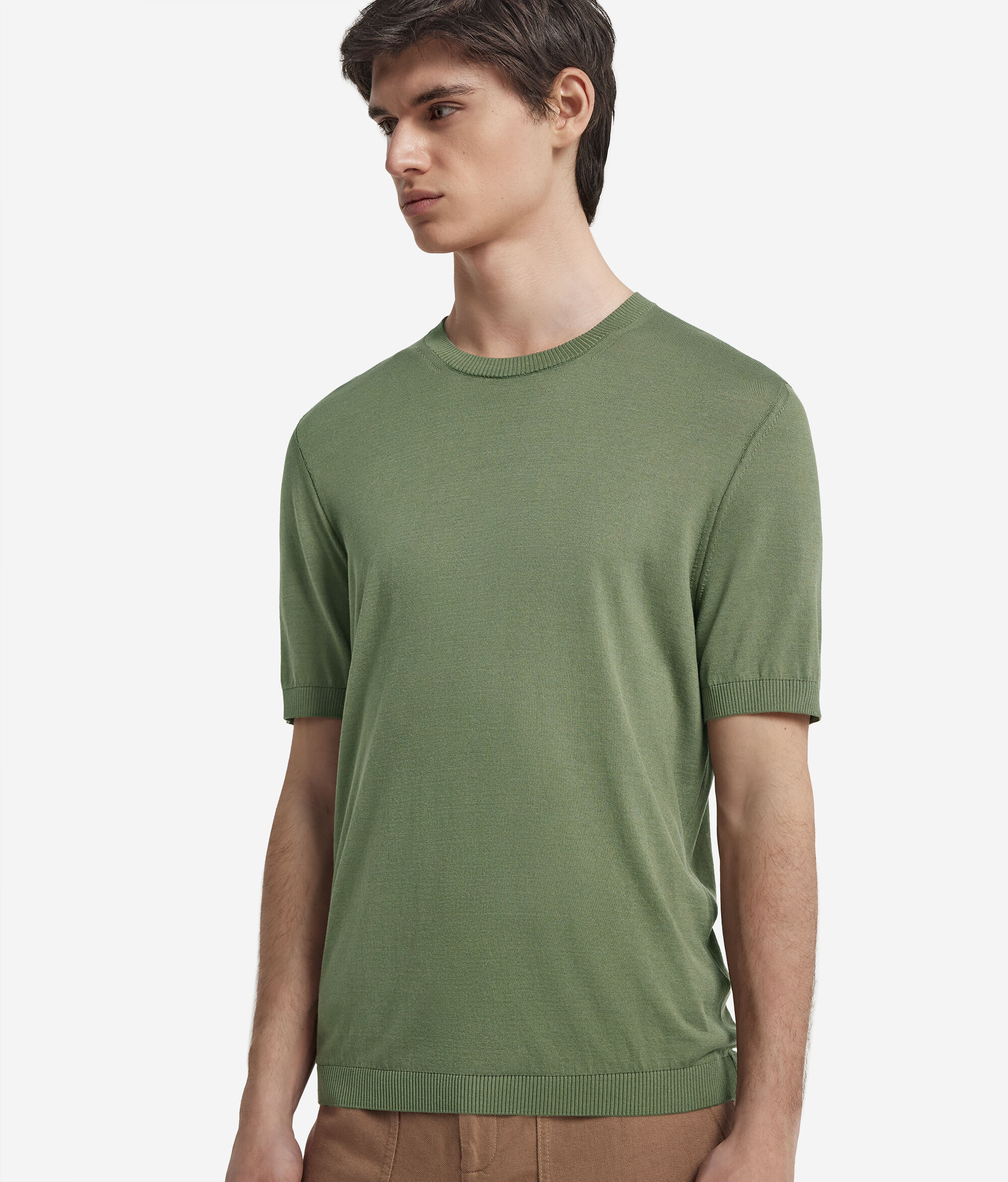 Κοντομάνικο T-Shirt από Silk Cotton