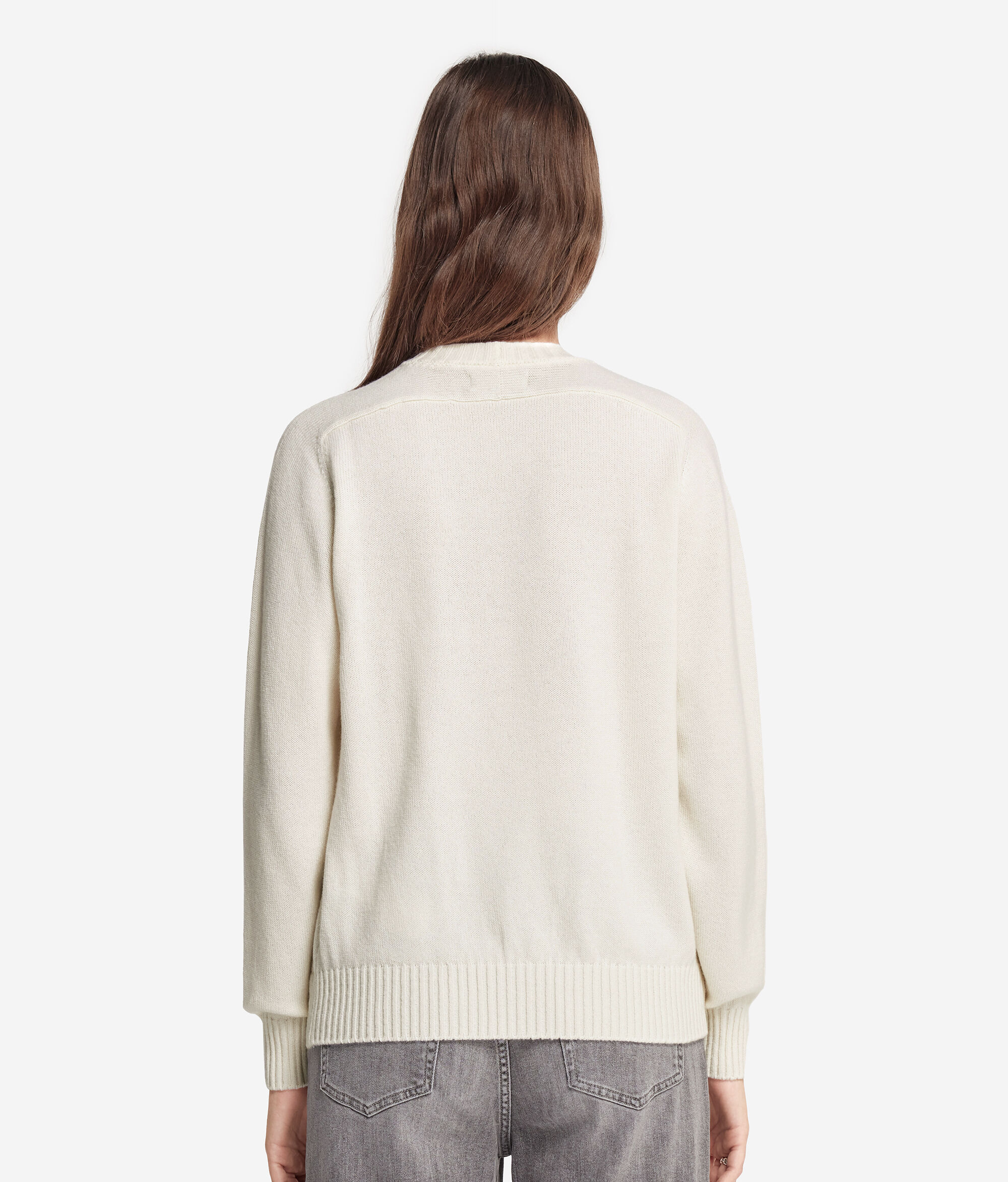 Ultrasoft Cashmere Crewneck Sweater with Set-in Sleeves