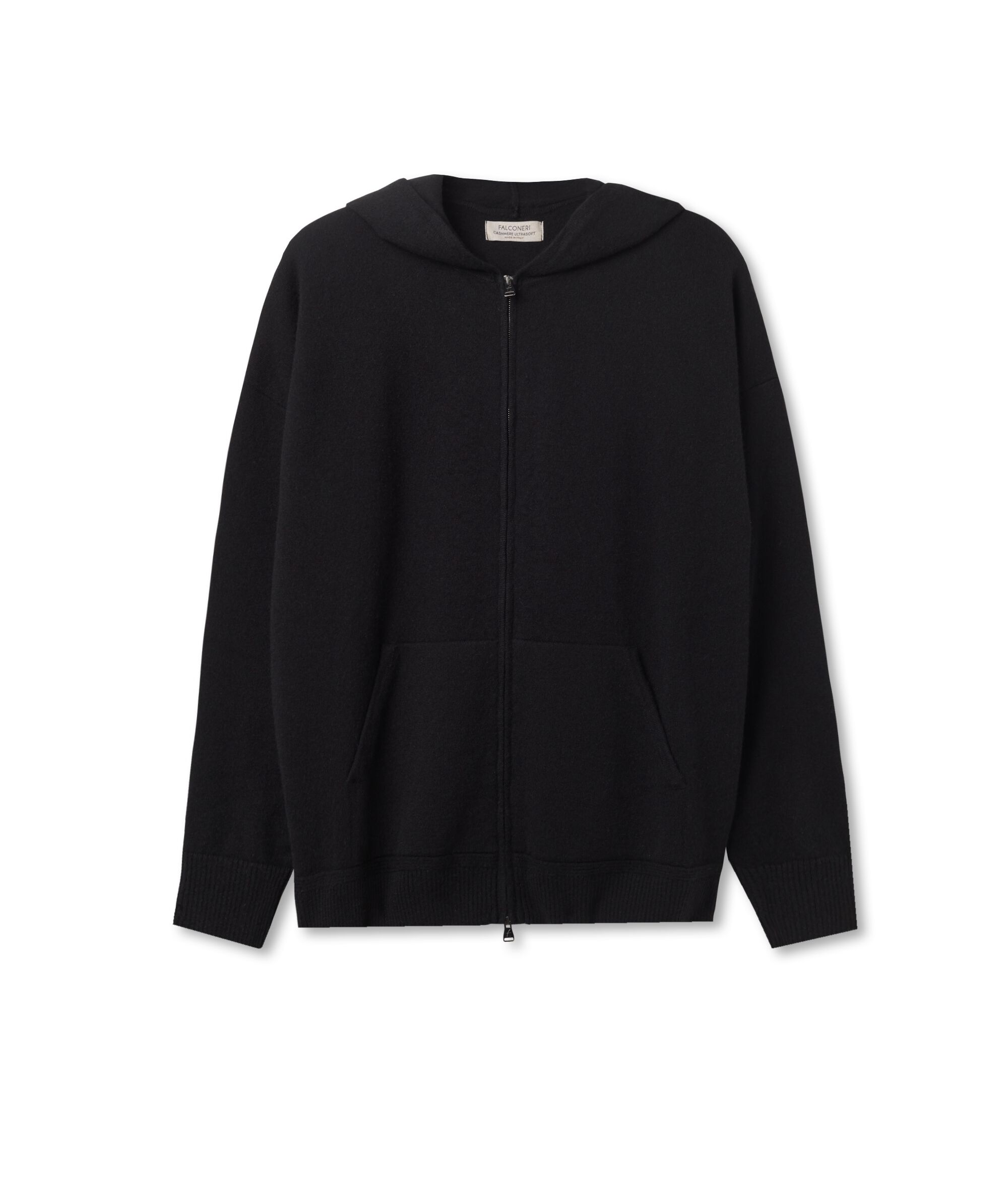 Felpa in Cashmere Ultrasoft con Cappuccio