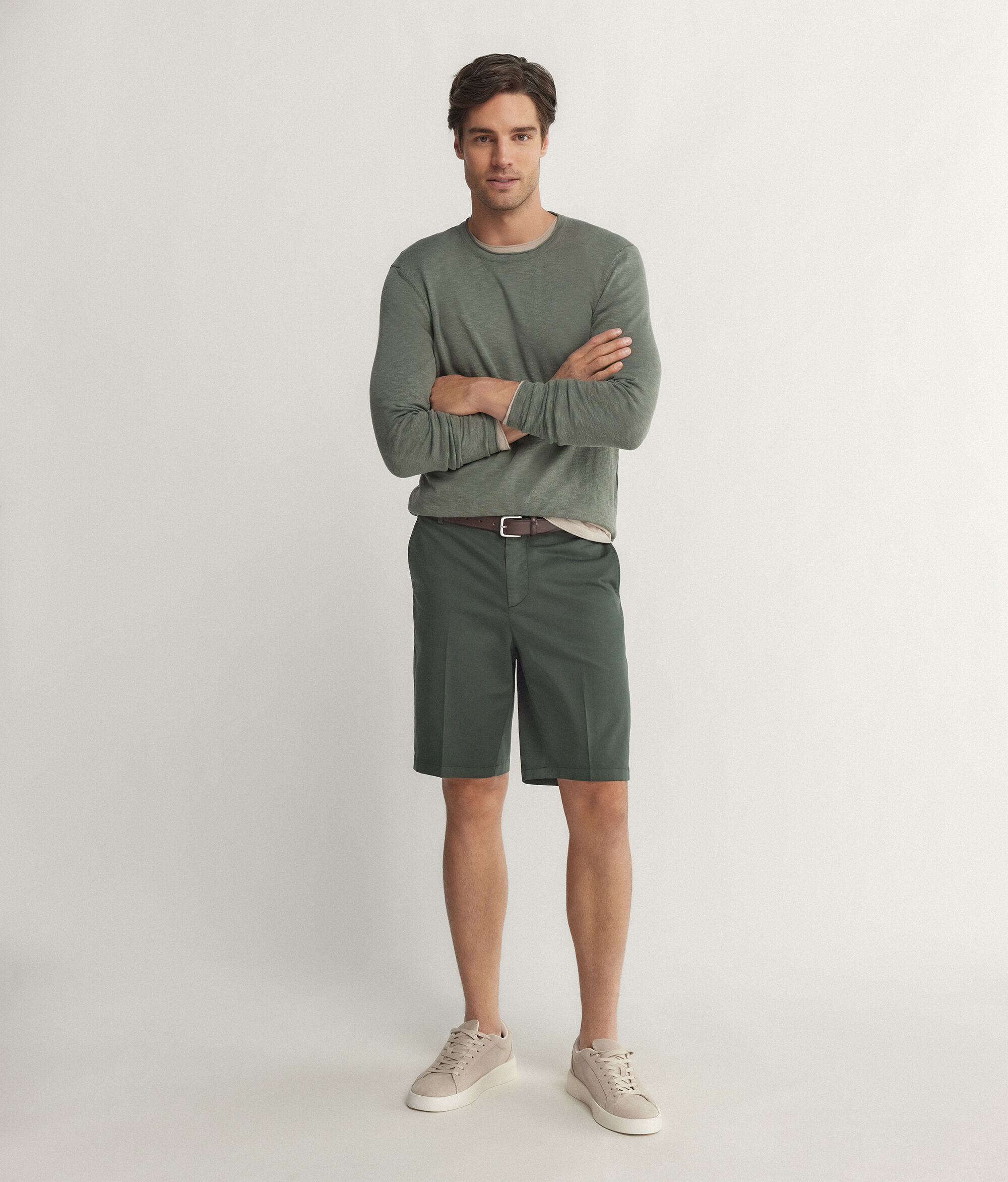 Short chino en coton