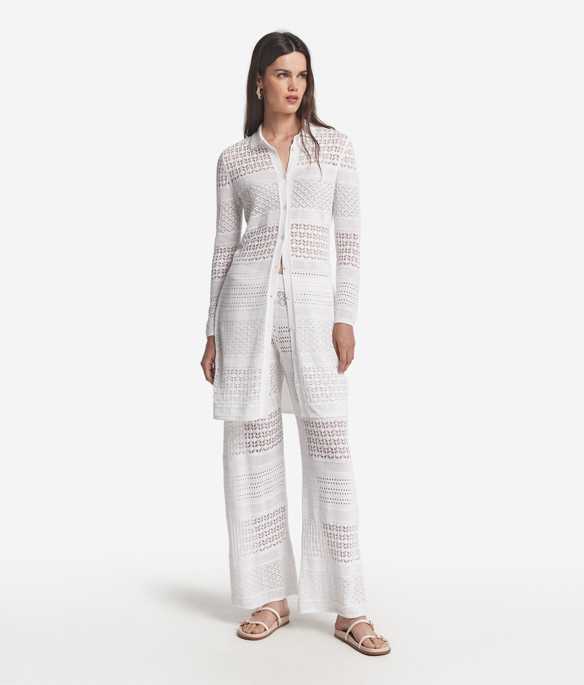 Chemisier Crochet Cotone