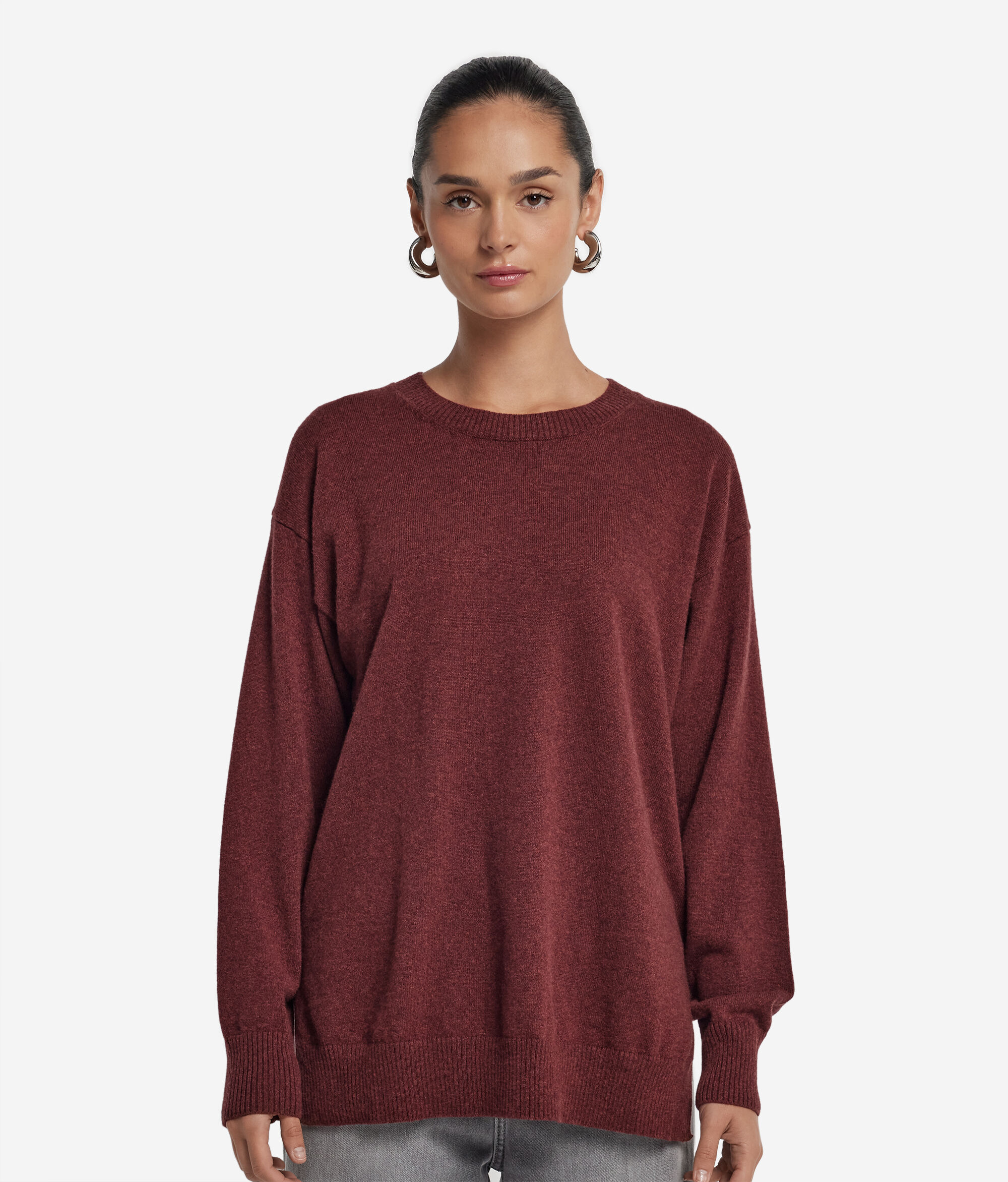 Pull en cachemire ultra-doux avec fentes