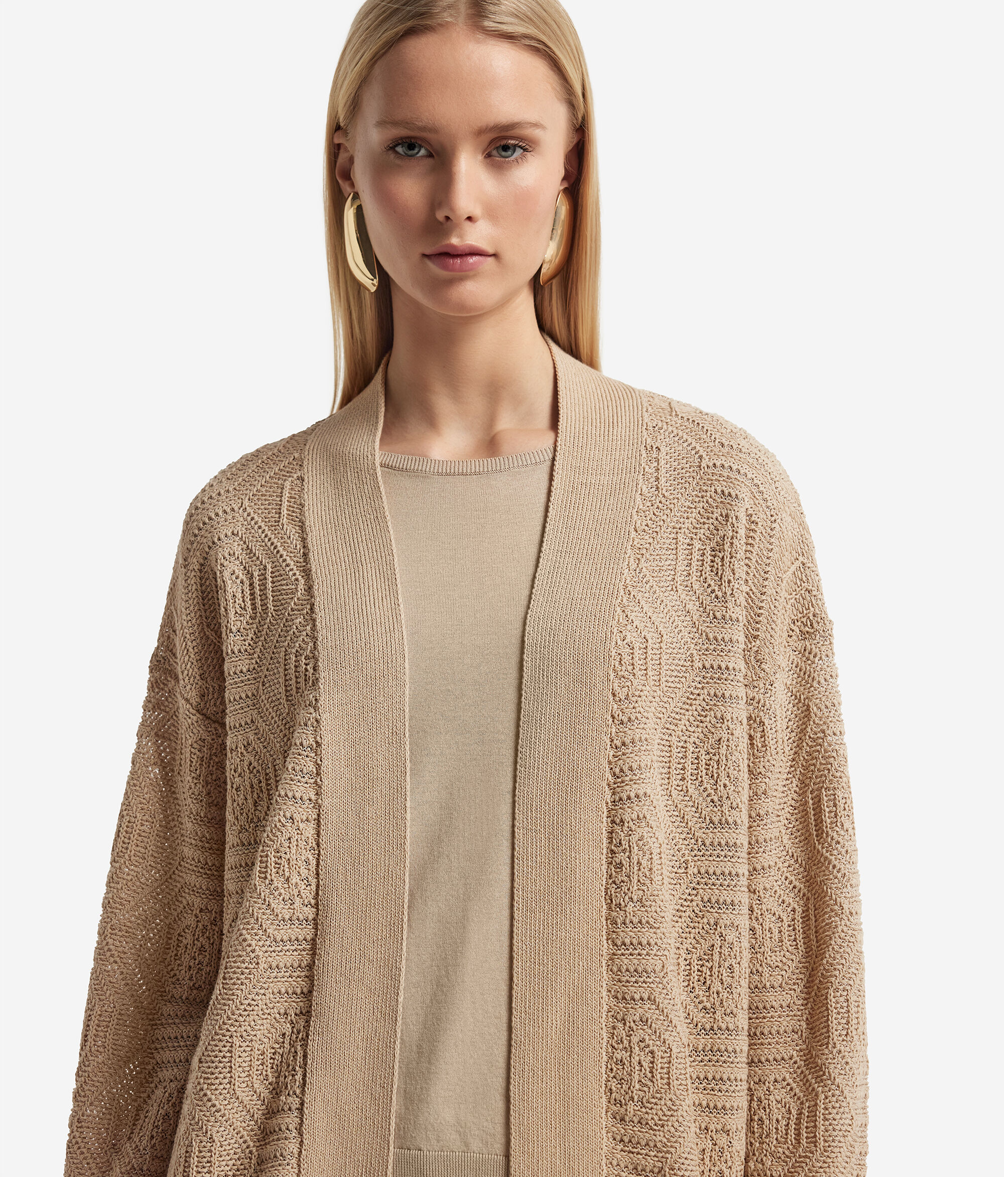 Kimono mit geometrischem Design