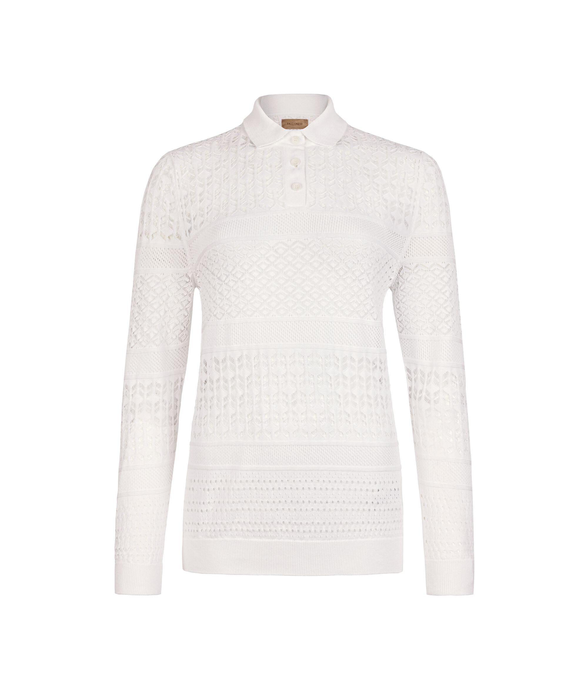 Crochet Cotton Polo