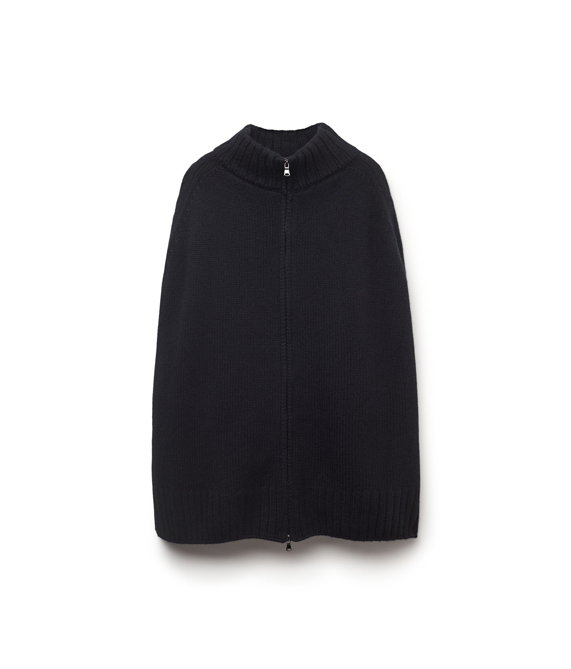 Ultrasoft Cashmere Zip-Up Cape