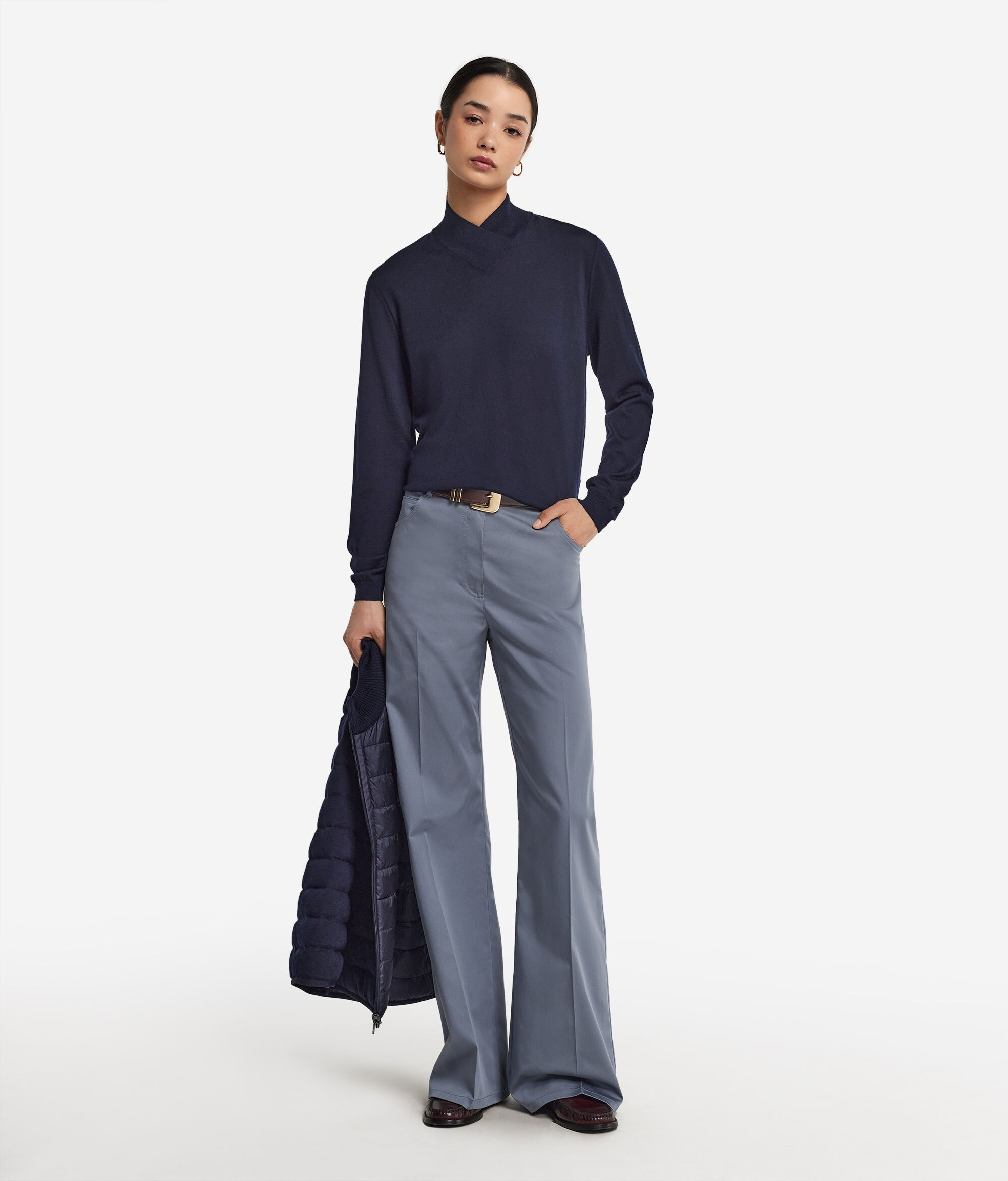 Turtleneck Jumper with Cashmere Finish