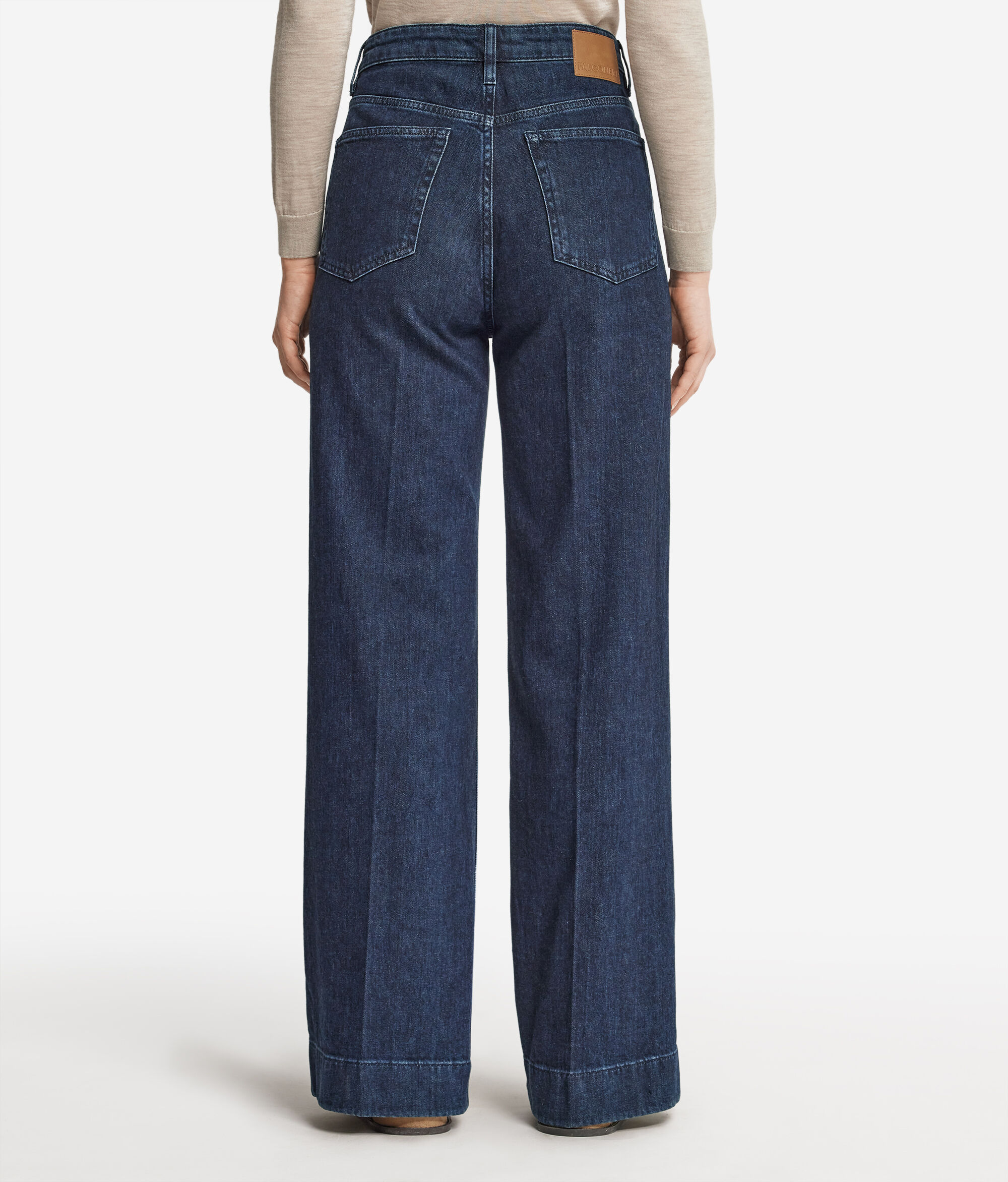 Cashmere Denim Flared Pants