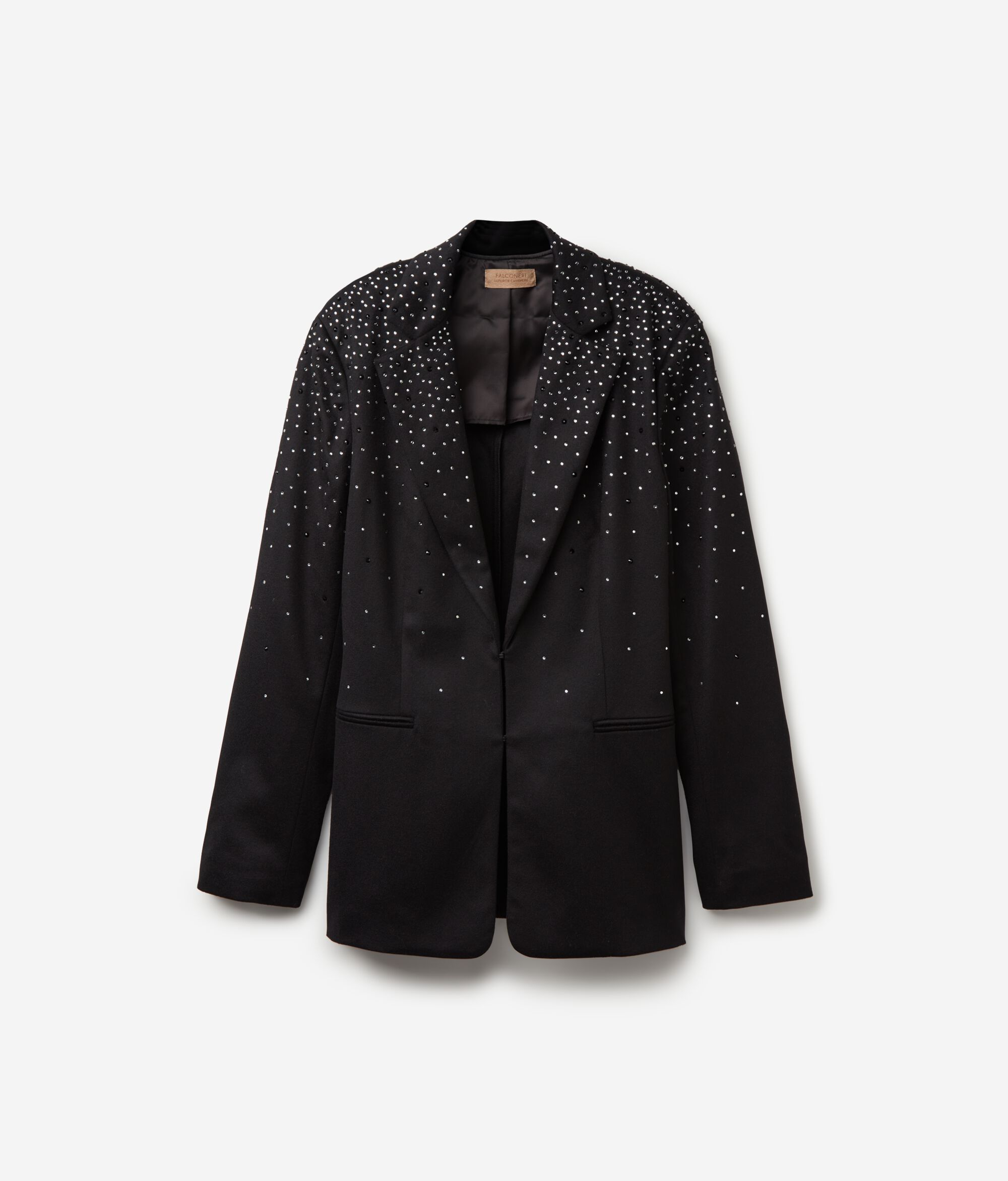 Cashmere Blazer with Rhinestones