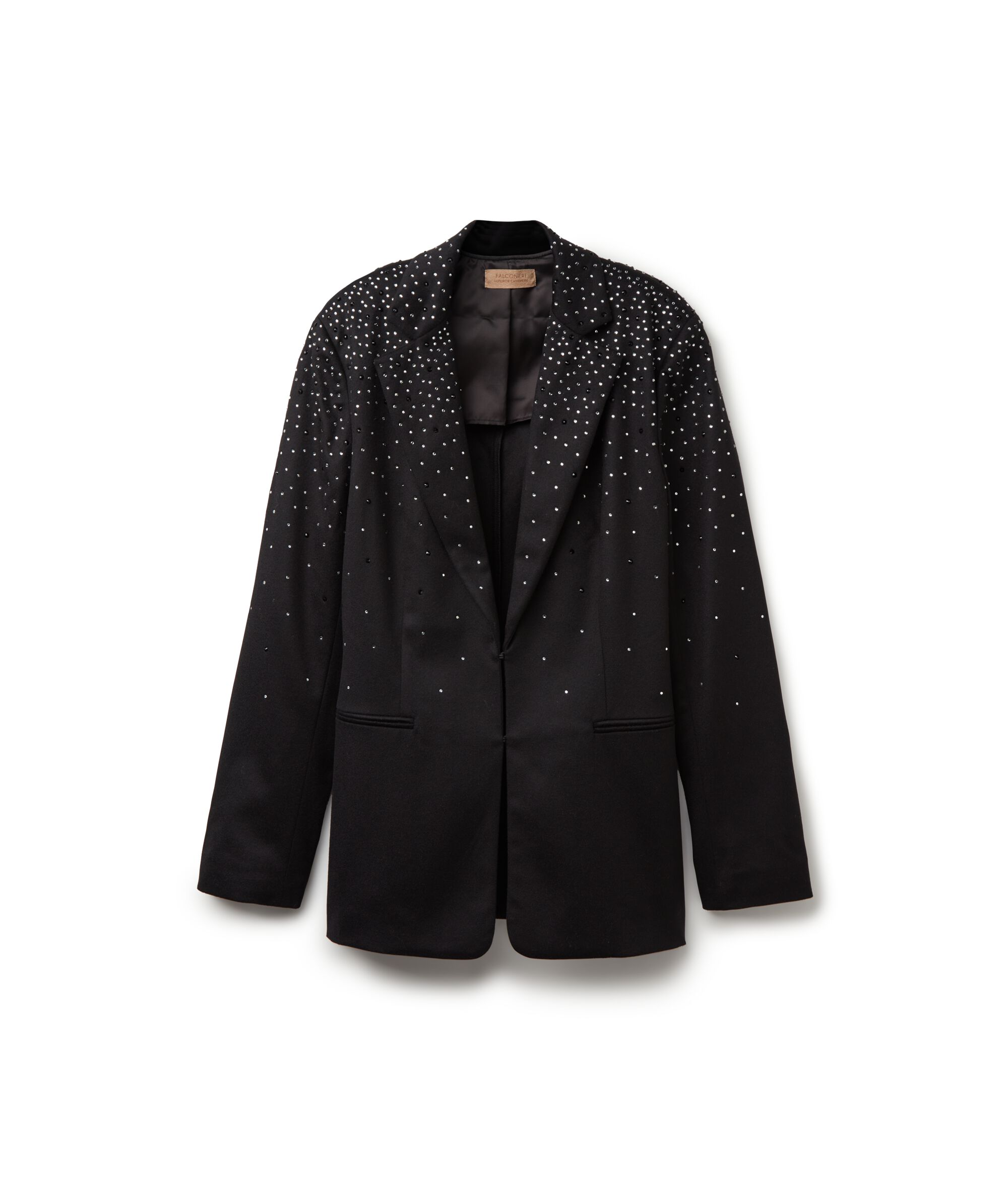Cashmere Blazer with Rhinestones