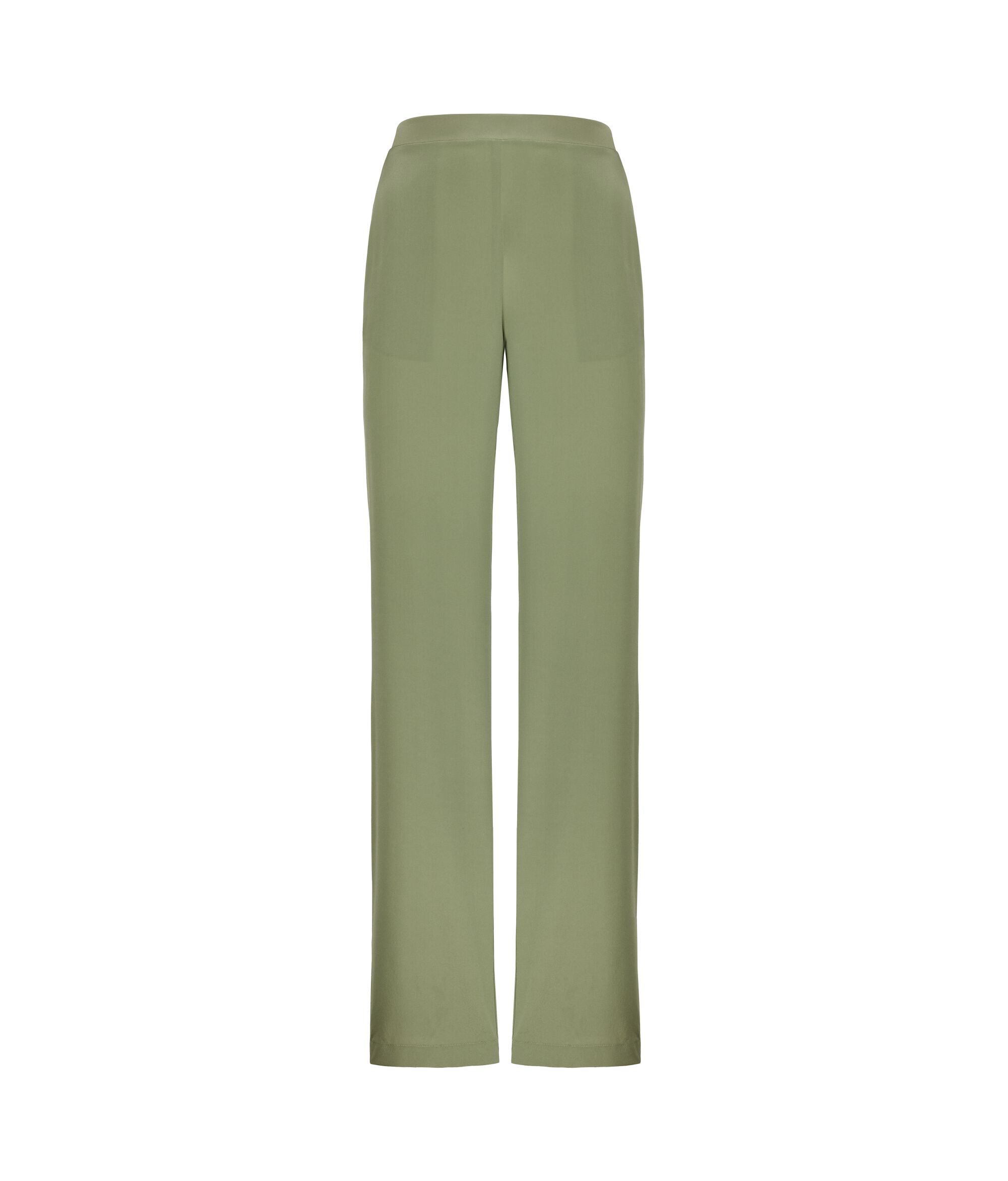 Wide Silk Trousers