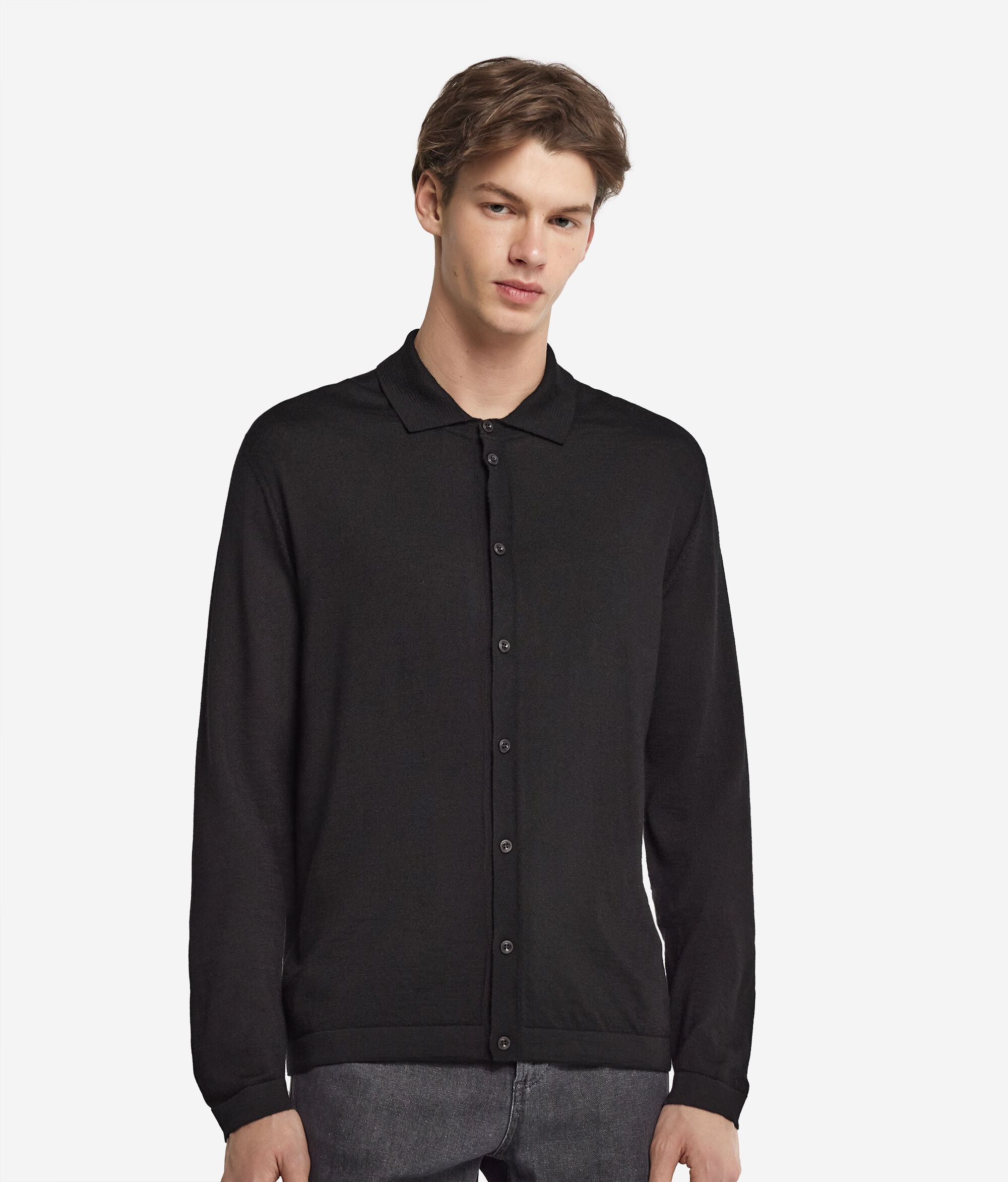 Πλεκτό Πουκάμισο από Ultrafine Cashmere