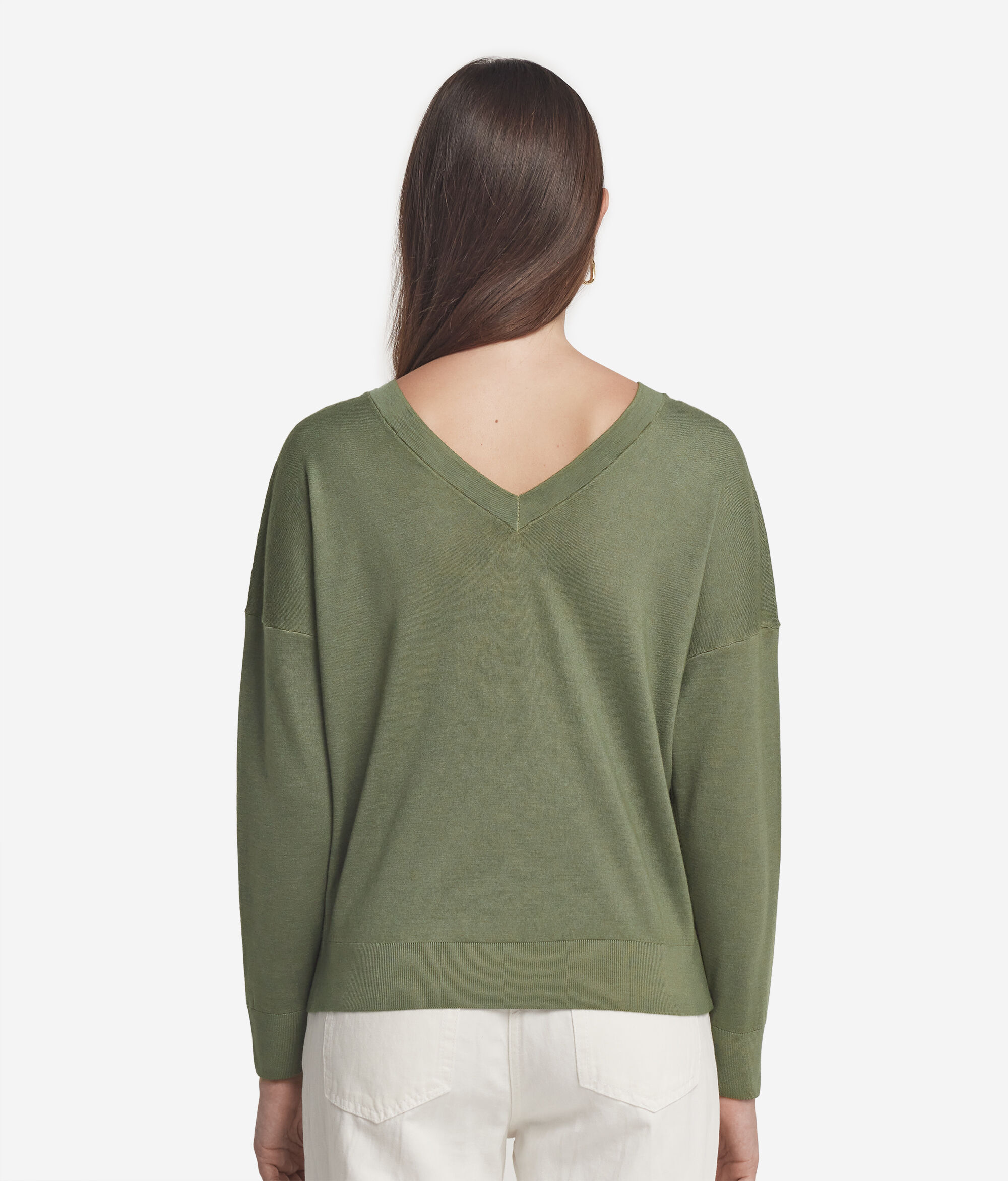Ultrafine Cashmere Double V-Neck Jumper