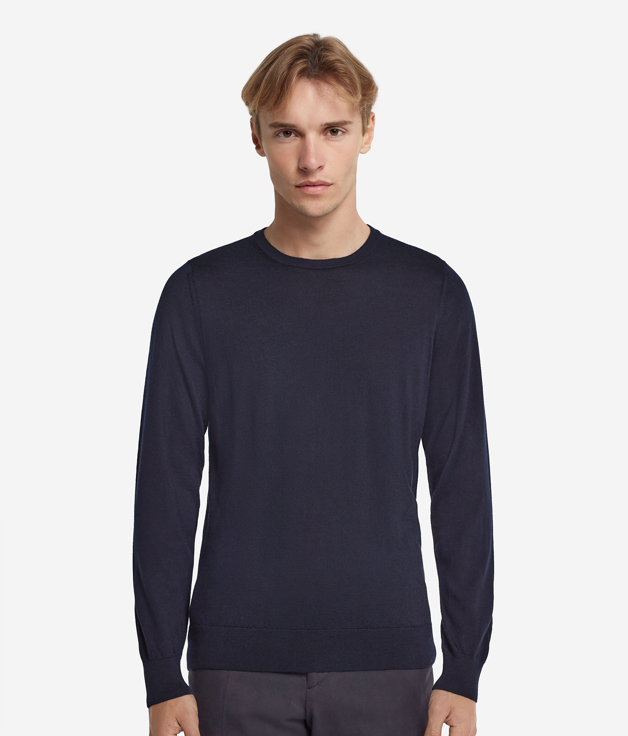 Round-Neck Ultrafine Cashmere Jumper
