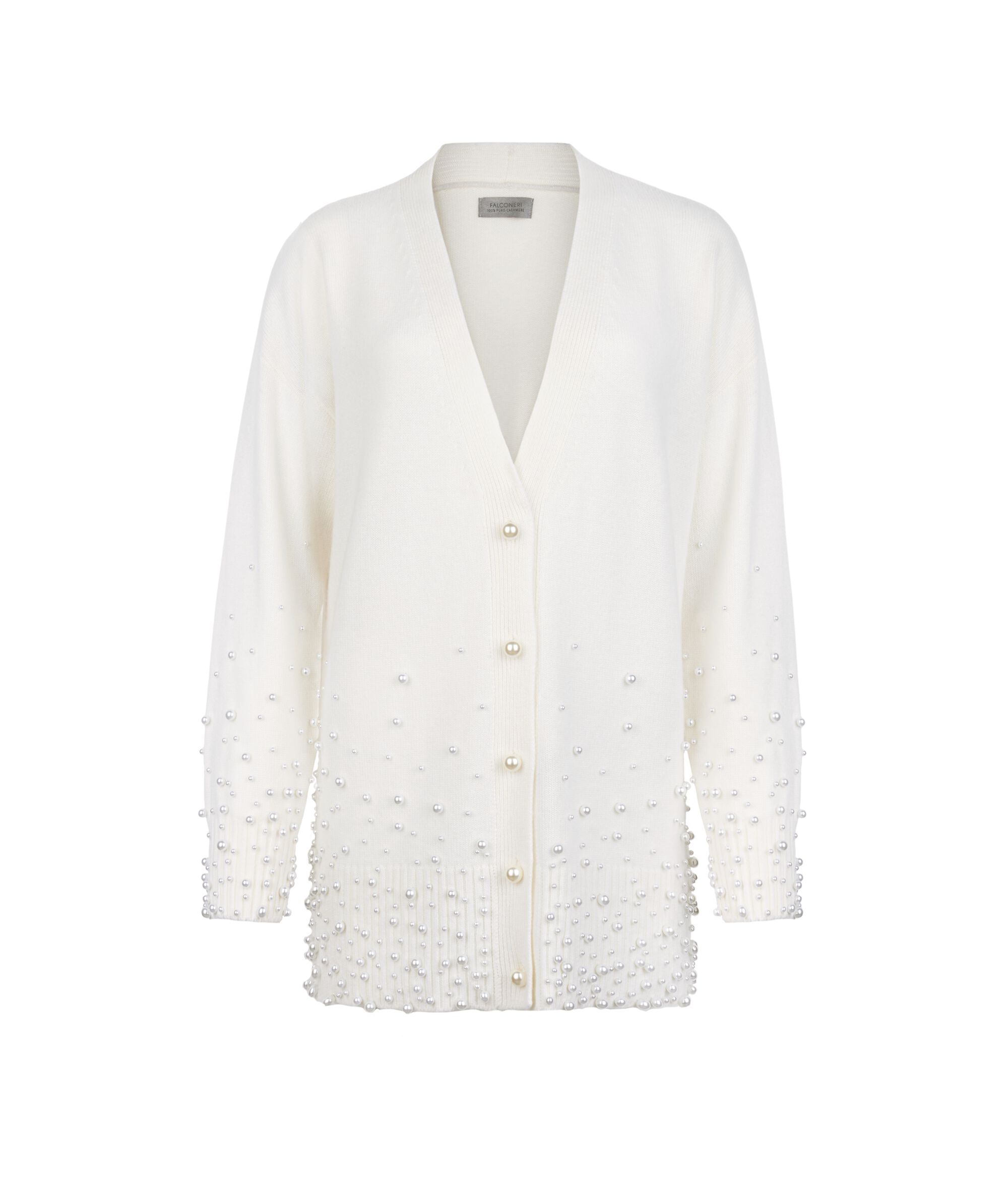 Ultrasoft Cashmere cardigan with beads