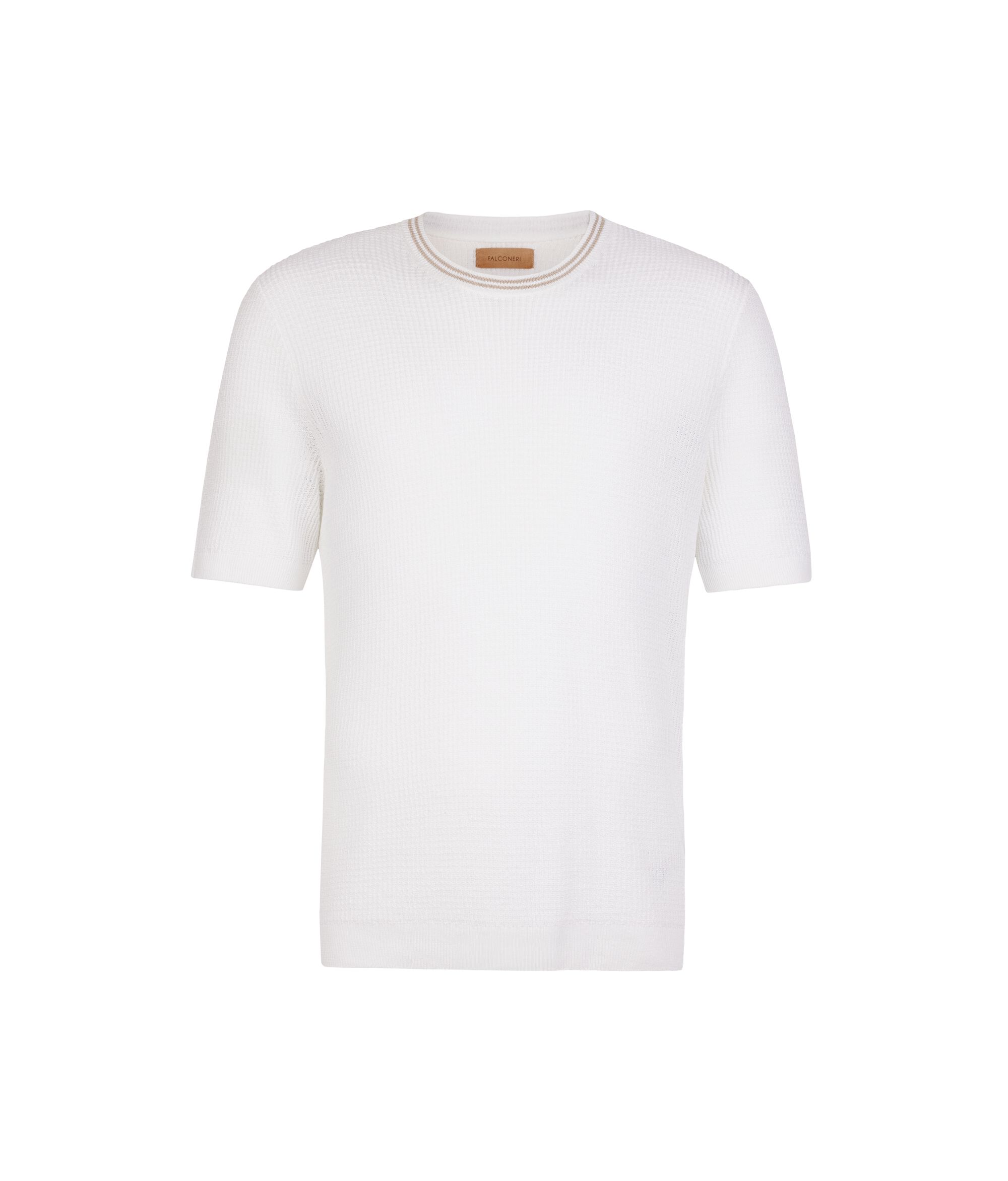 T-Shirt με Πλέξη Waffle