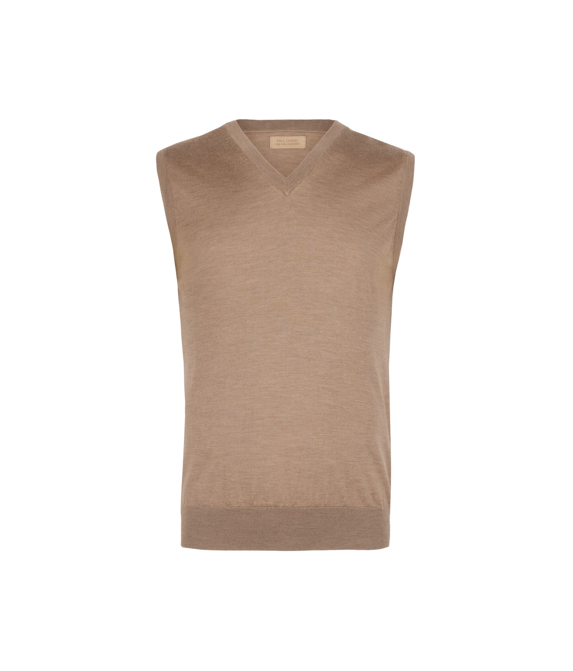 Gilet Scollo a V in Cashmere Ultrafine_9215
