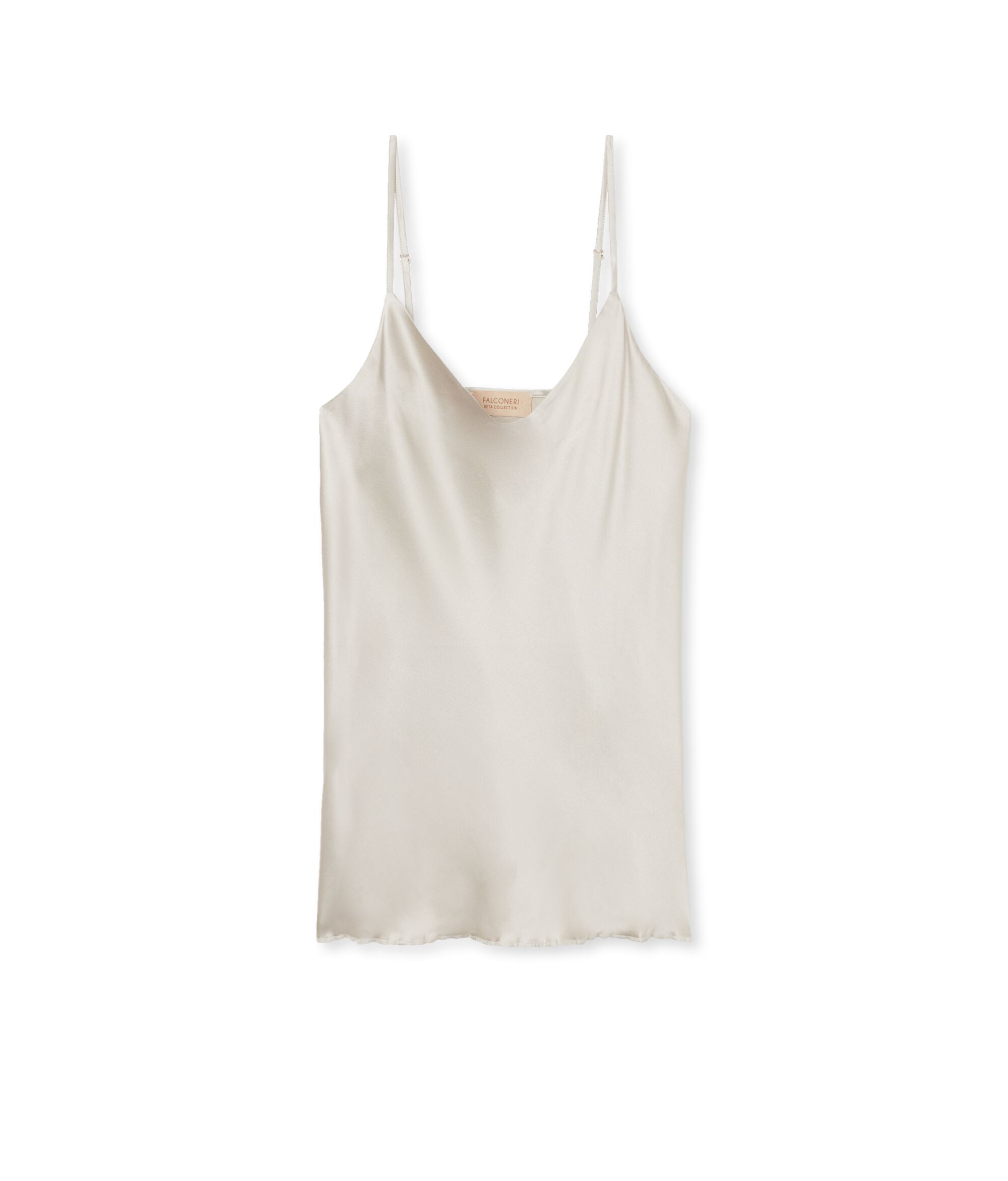 Silk Satin Camisole with Spaghetti Straps