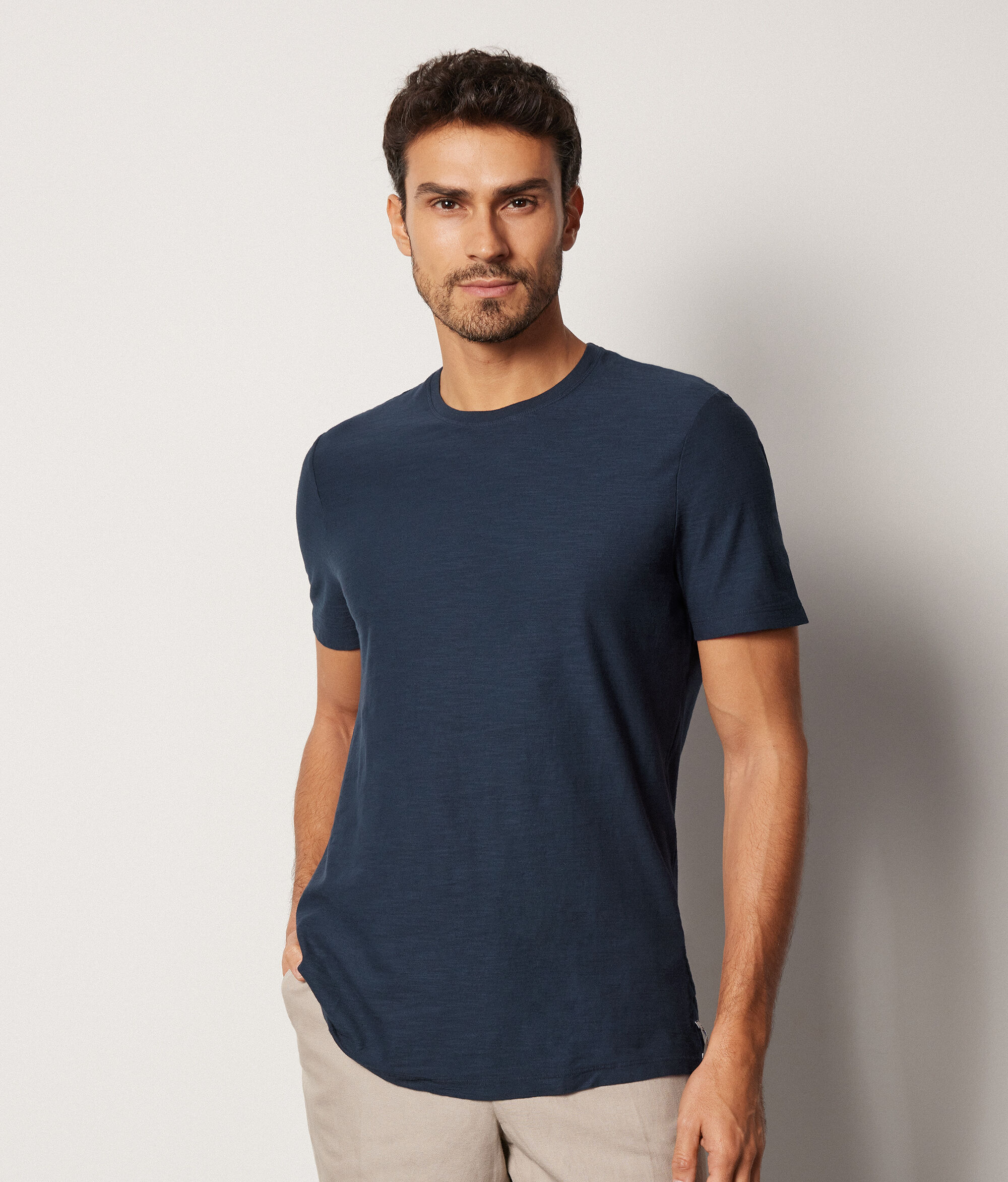 T-shirt en coton torsadé
