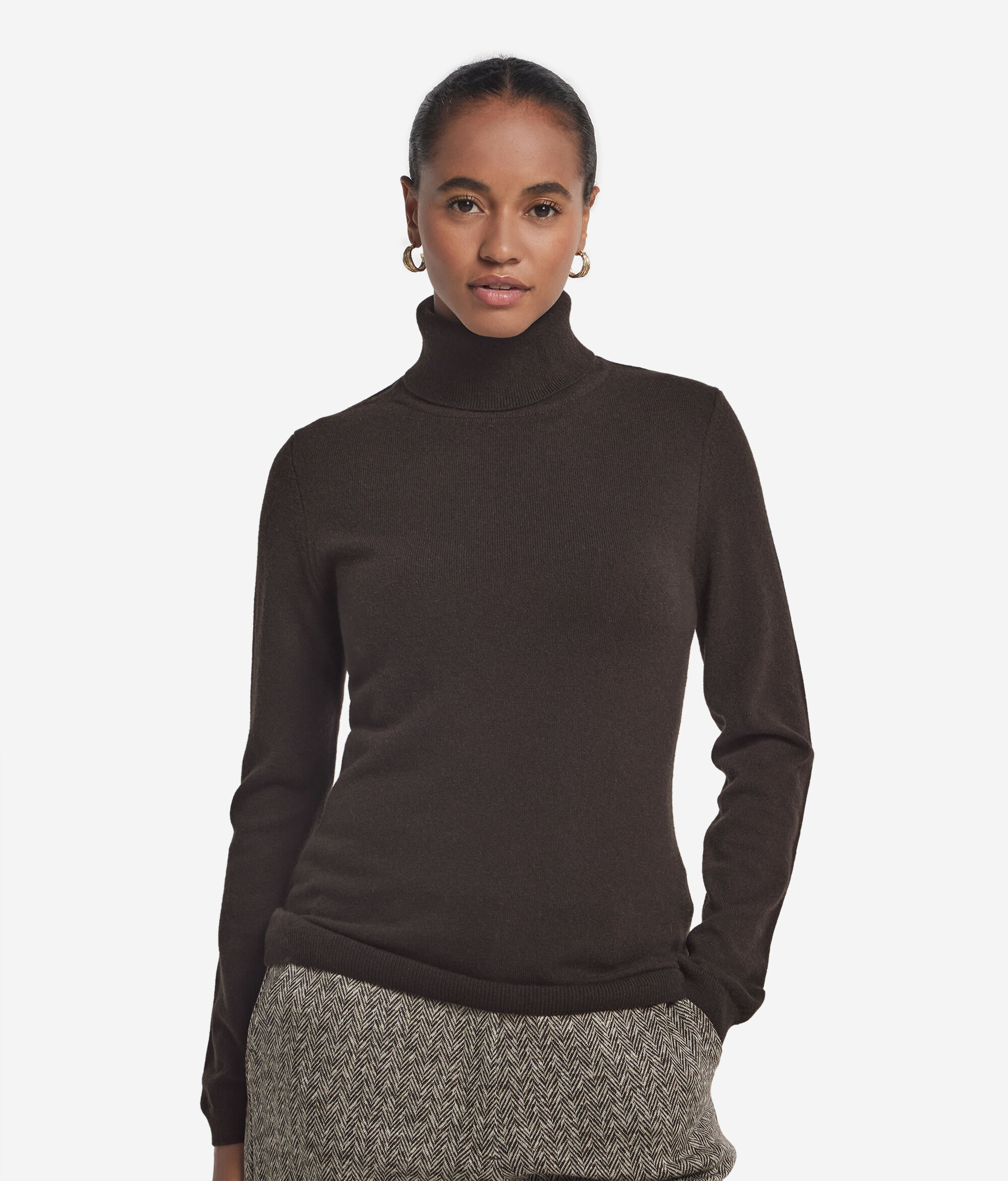 Jersei de coll cigne de Cashmere Ultrafine