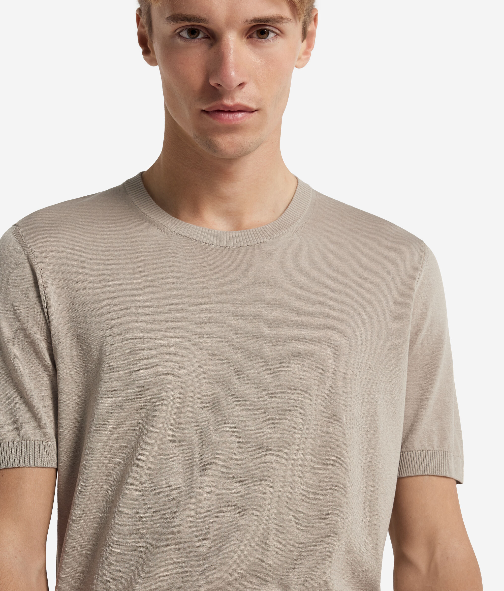 Κοντομάνικο T-Shirt από Silk Cotton