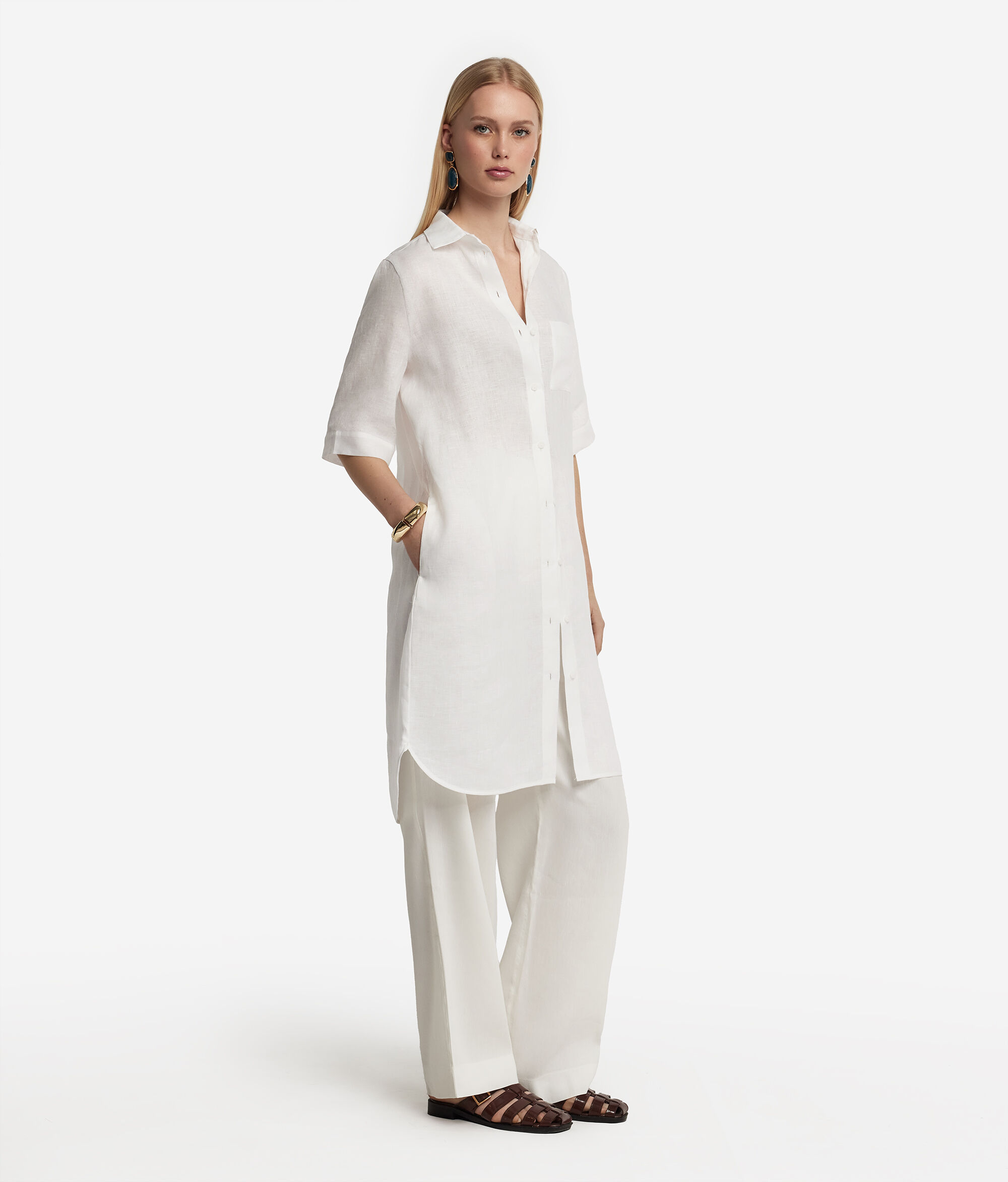Vestit camiser de lli
