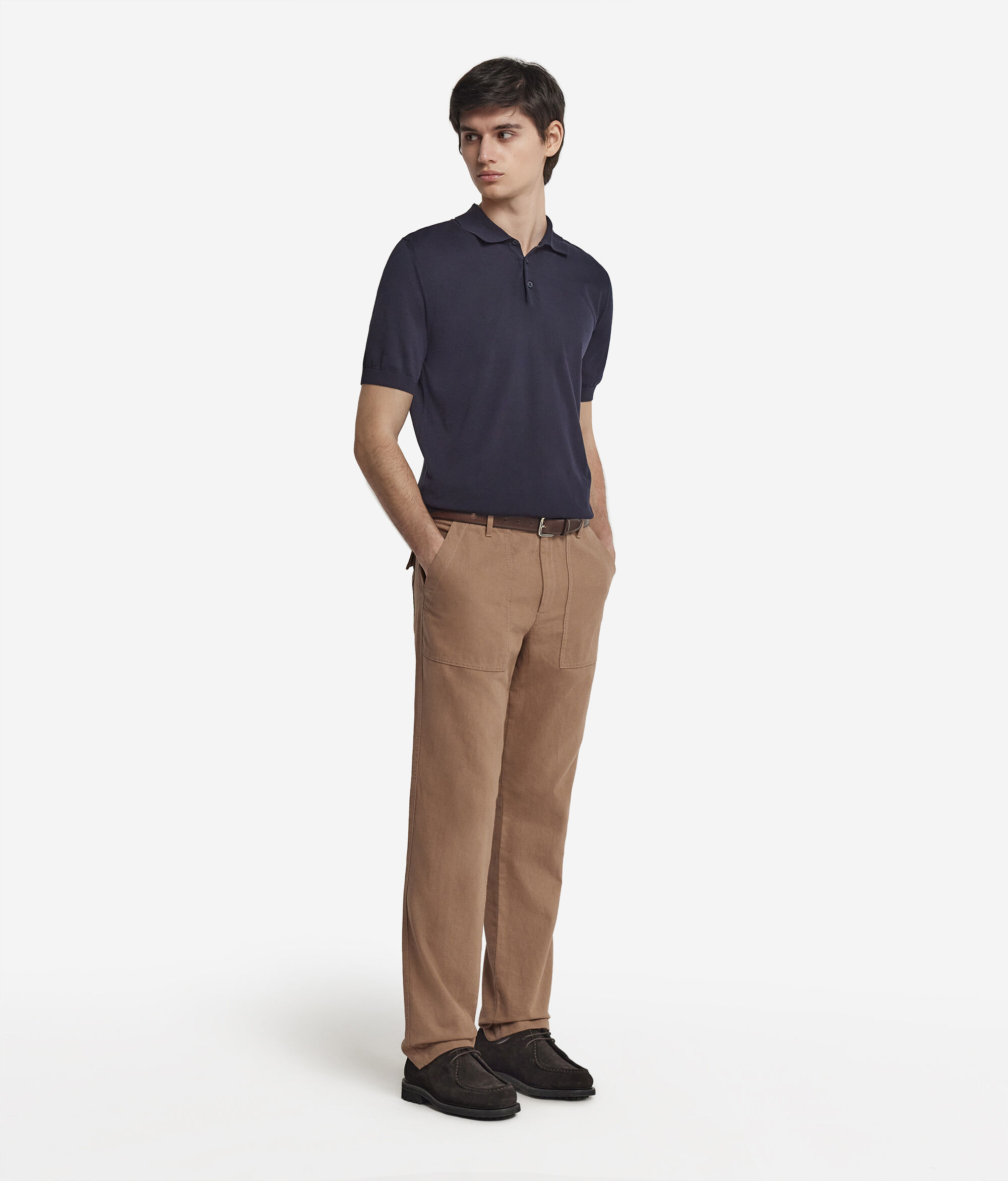 Polo a Maniche Corte in Cotone Fresh