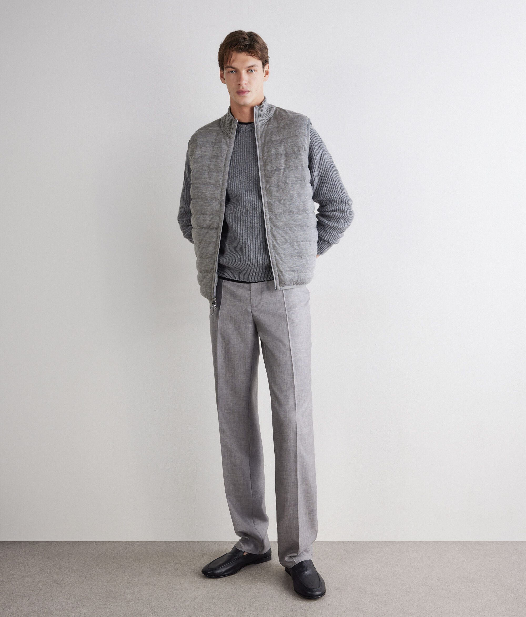 Mat Yüzeyli Çift Taraflı Dolgulu Şişme Yelek