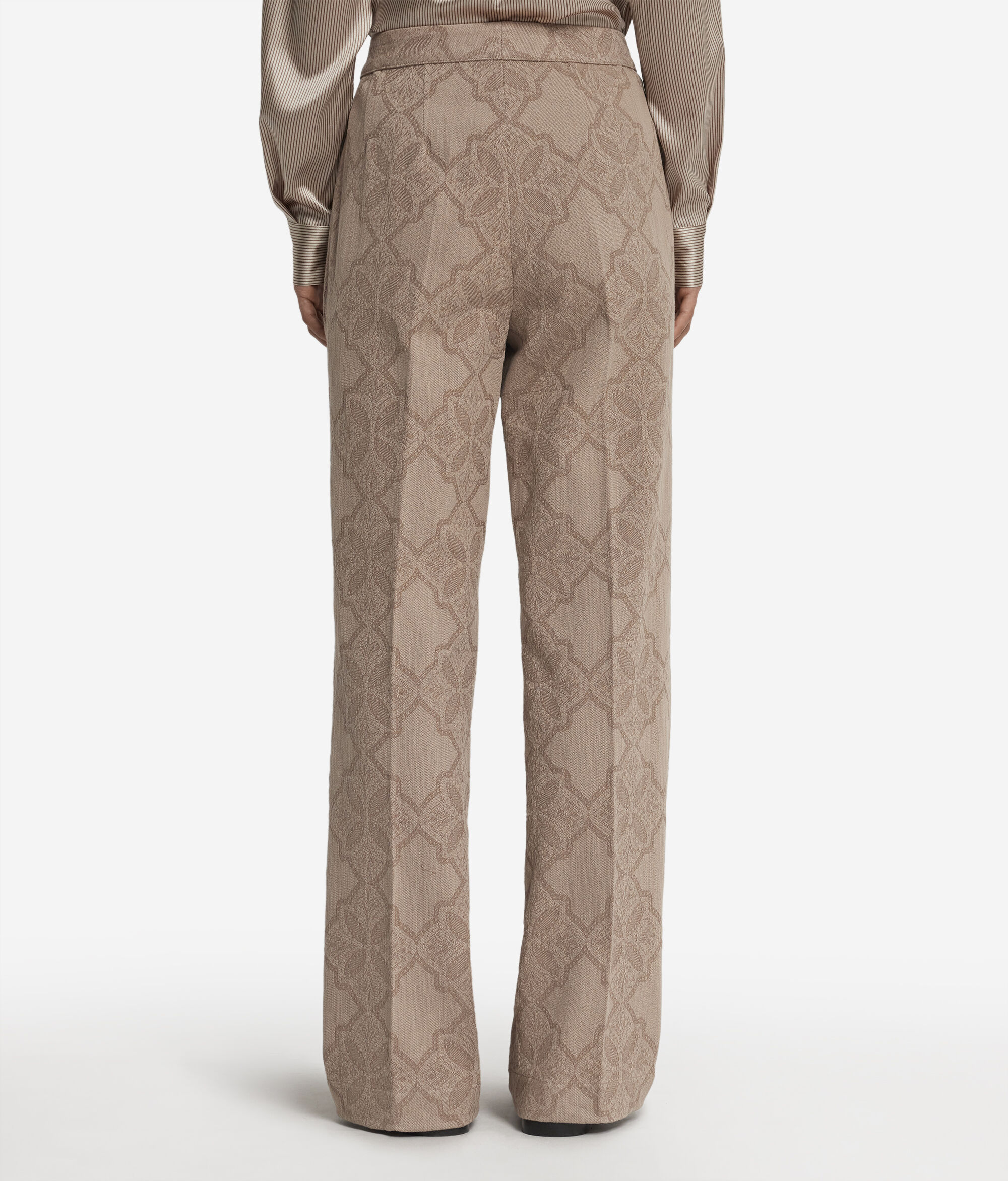 Pantalon en jacquard