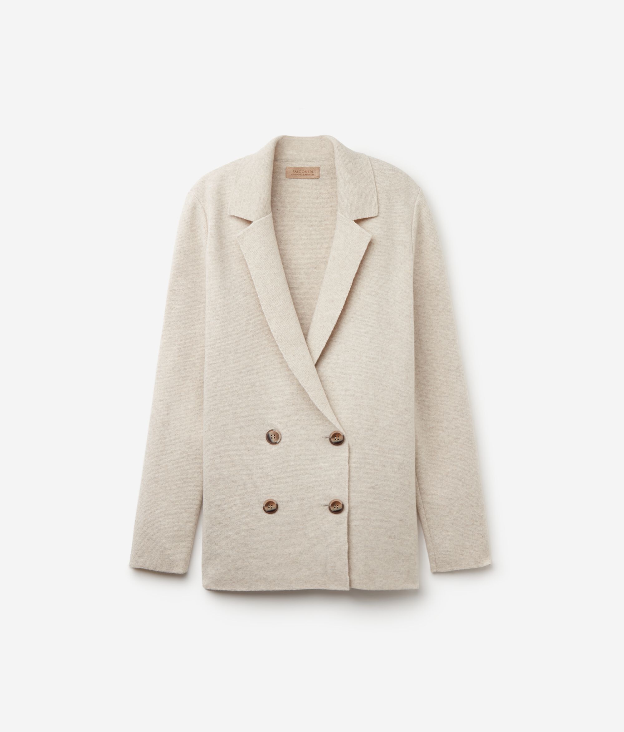 Double-Breasted Ultrasoft Cashmere Jacket