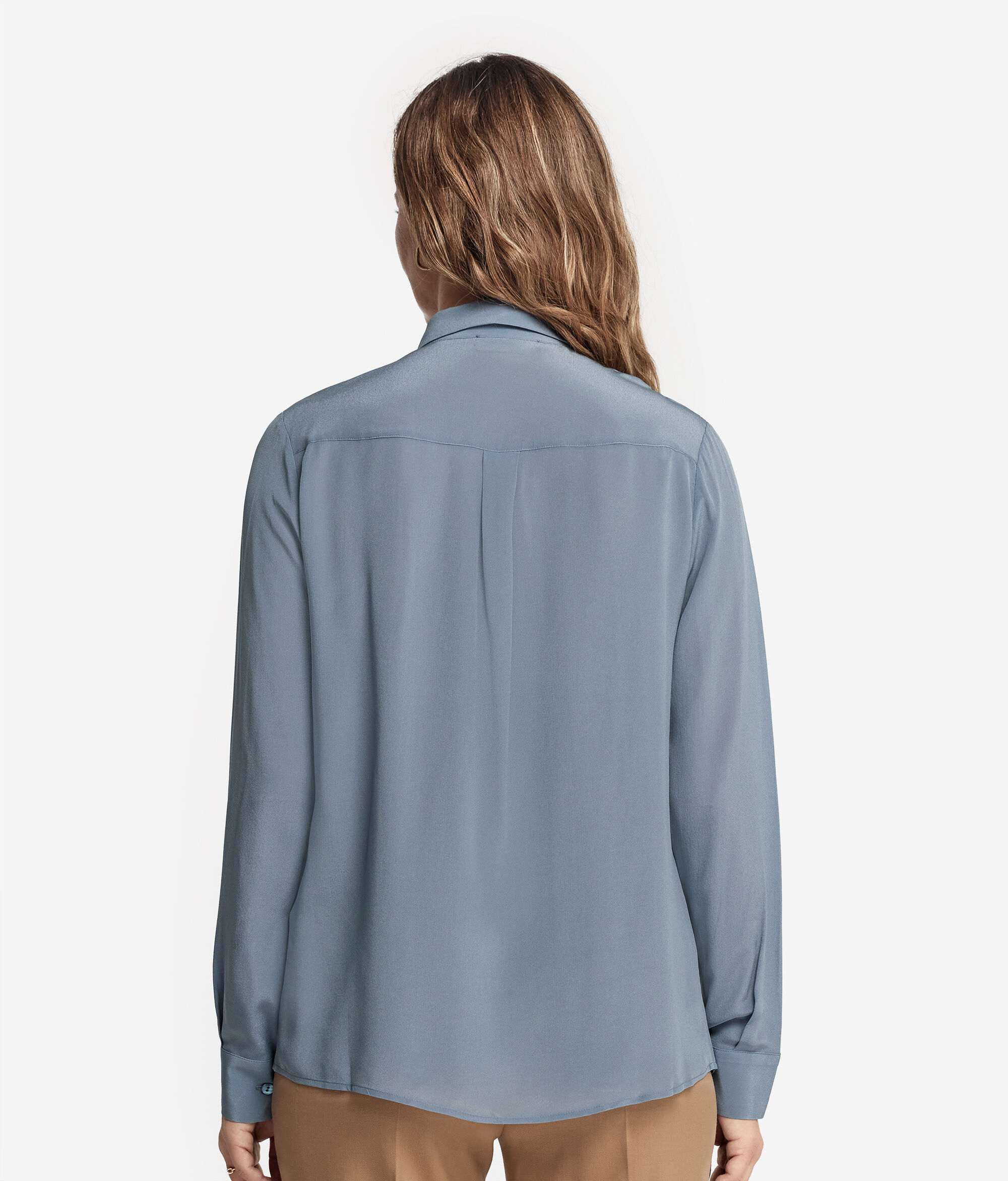 Silk Collared Shirt