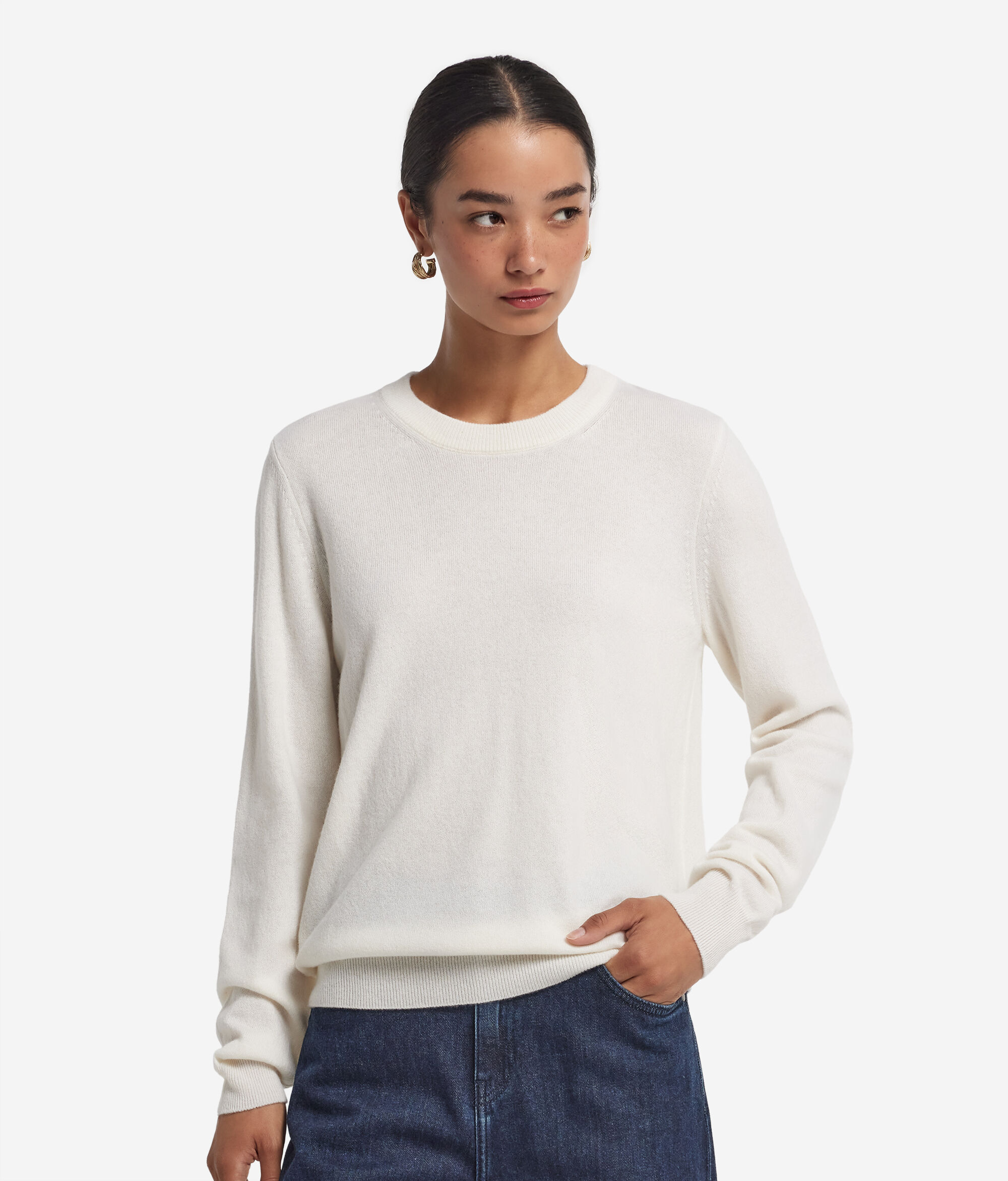 Maglia girocollo in Cashmere Ultrasoft