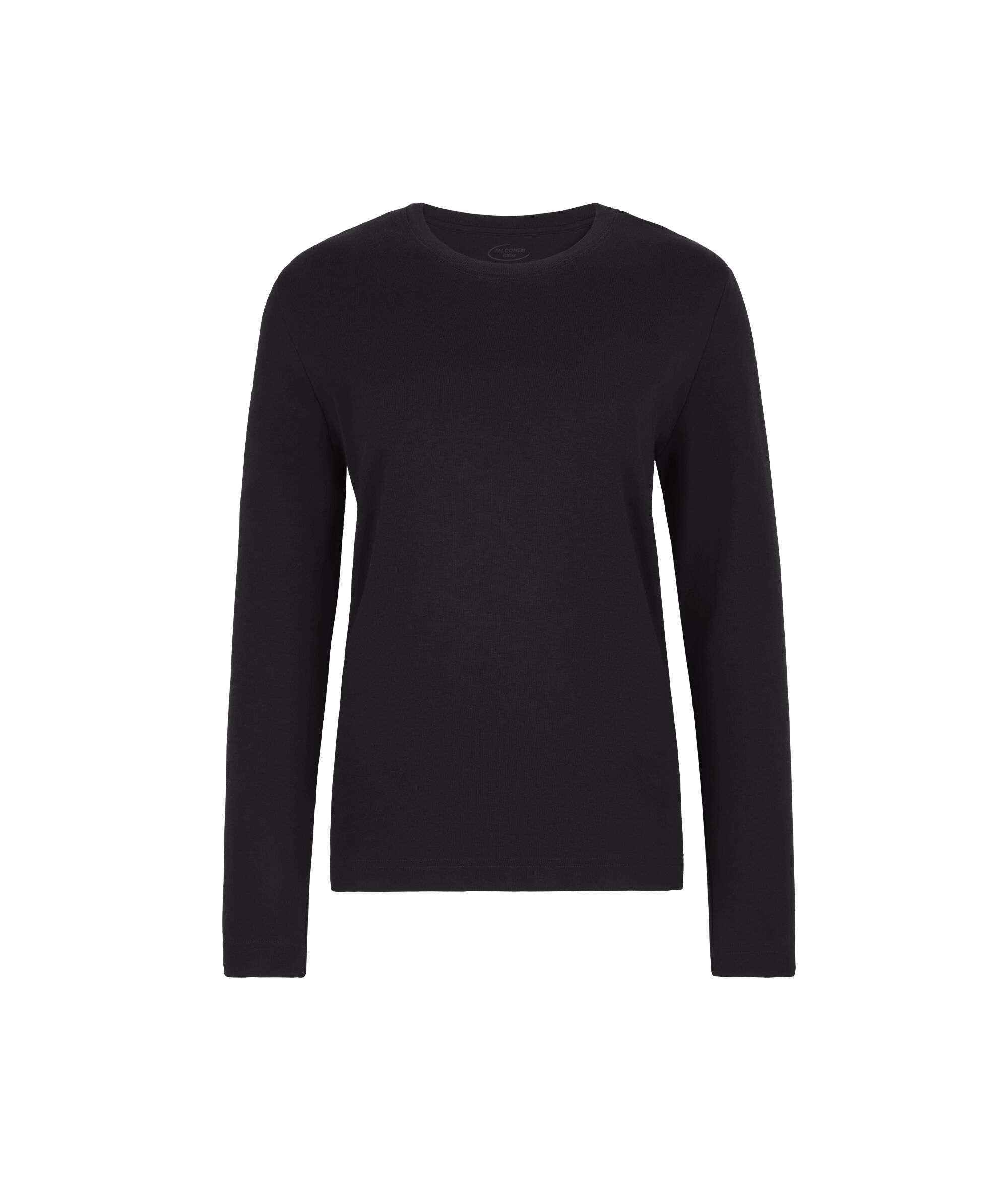 Round-Neck Cotton Jumper