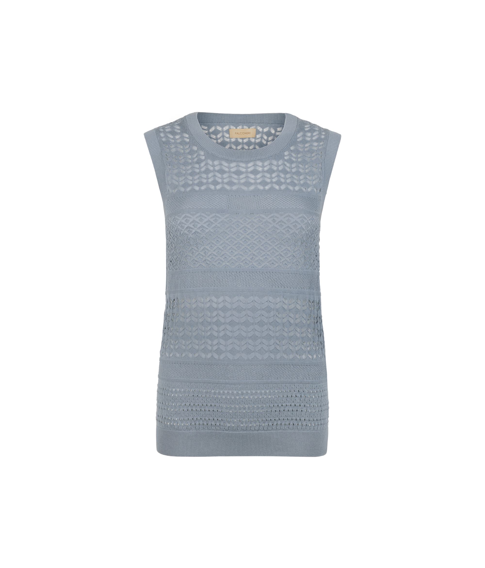 Crochet Cotton Sleeveless Top