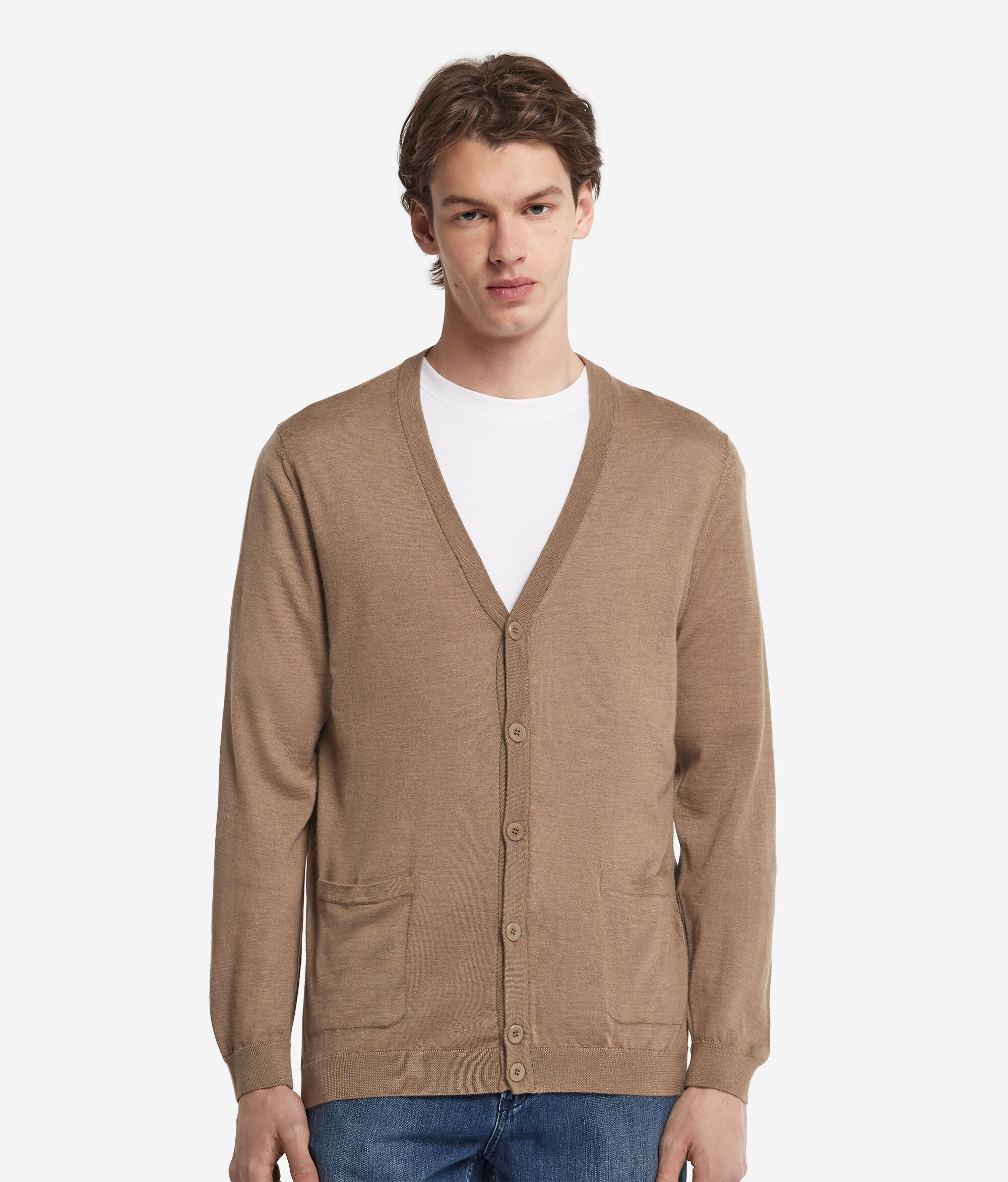 Ζακέτα από Cashmere με Κουμπιά