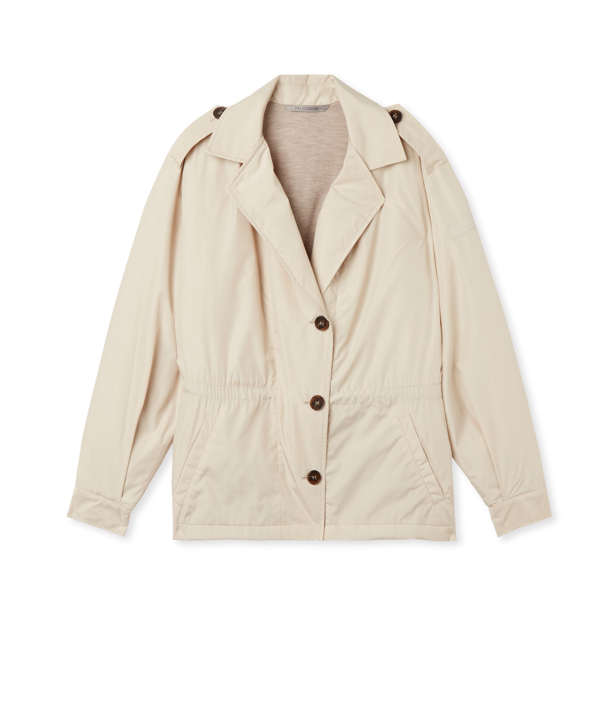 Gavardina curta amb interior de Cashmere