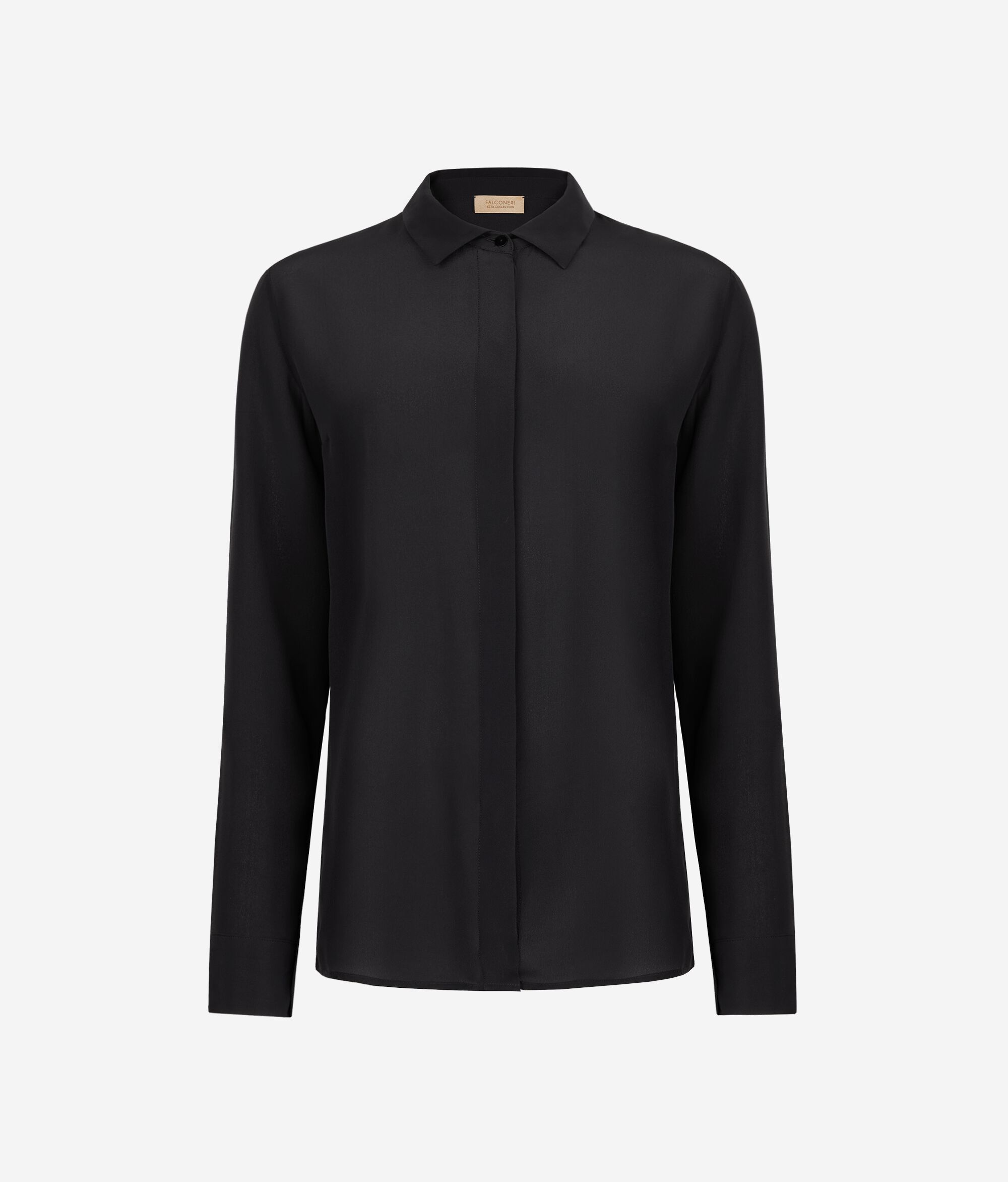 Silk Collared Shirt