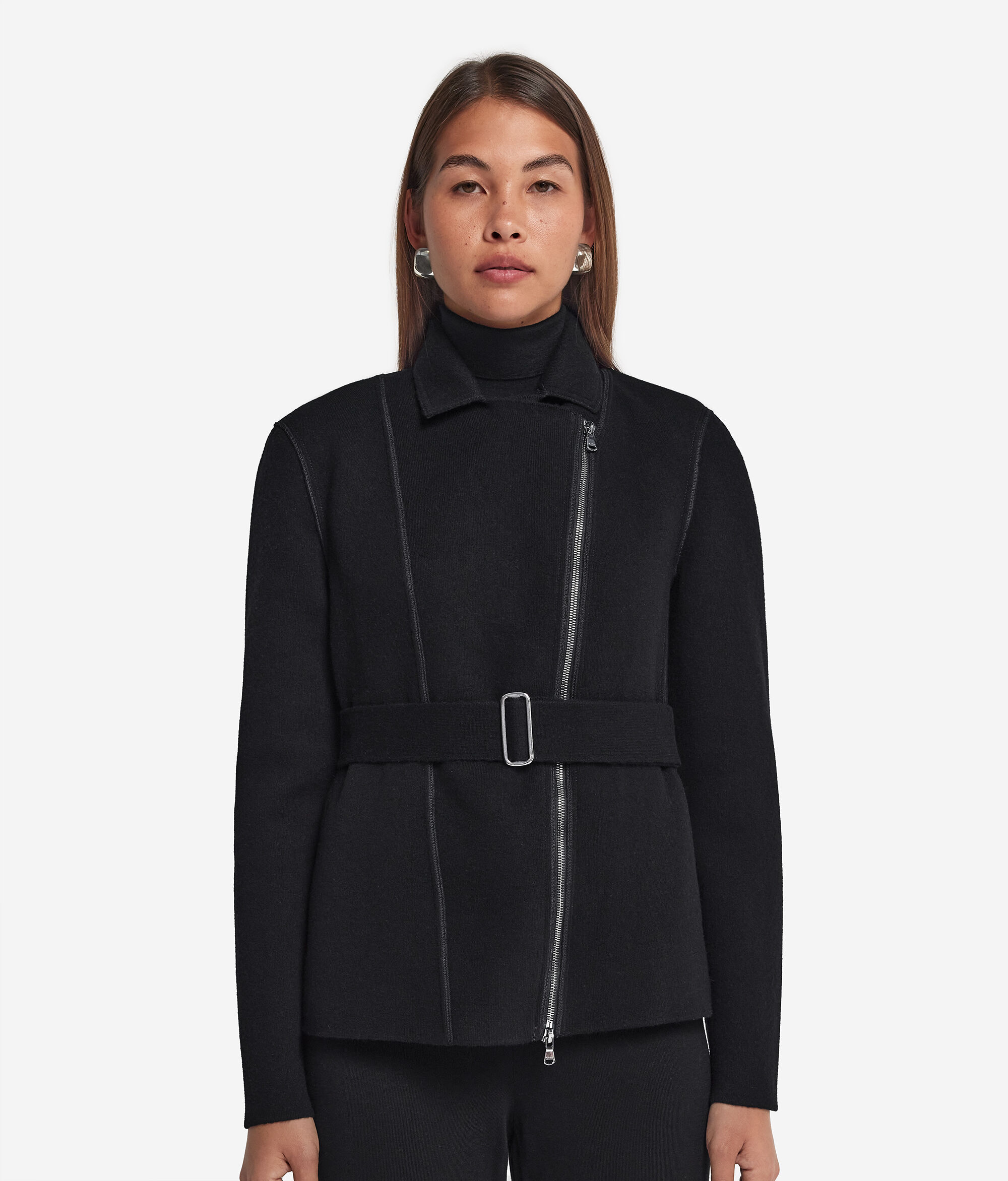 Ultrasoft Cashmere Biker Jacket