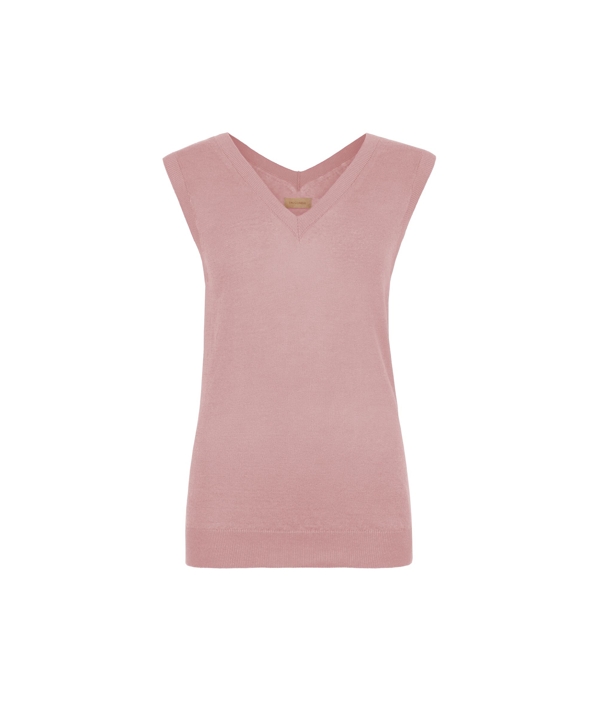 Linen cotton V-neck camisole