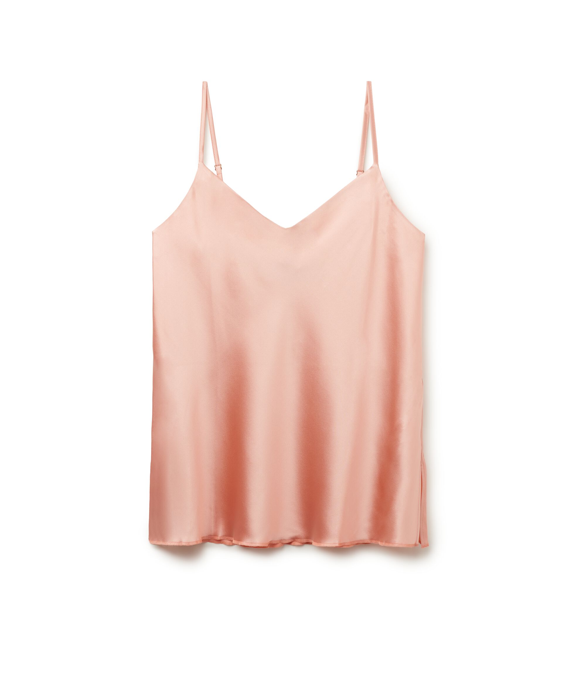 Silk Satin Camisole with Spaghetti Straps