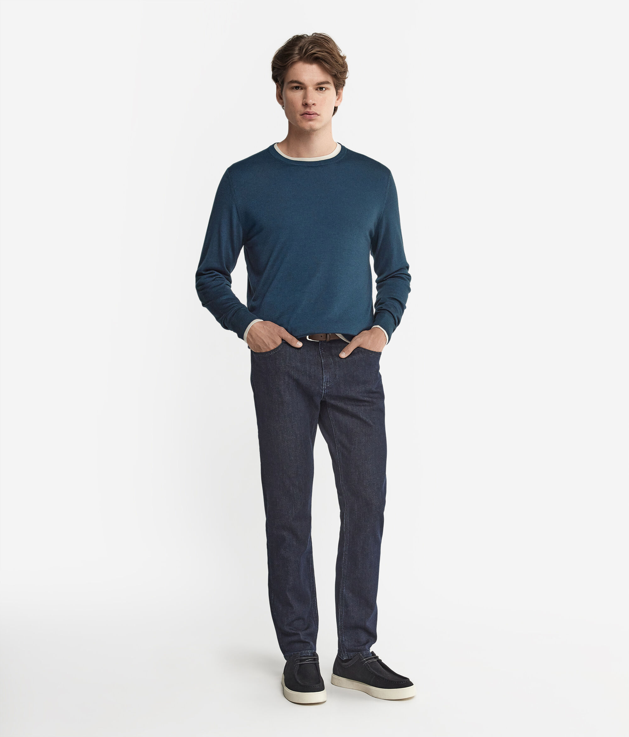 ウルトラファインカシミヤ クルーネック セーター