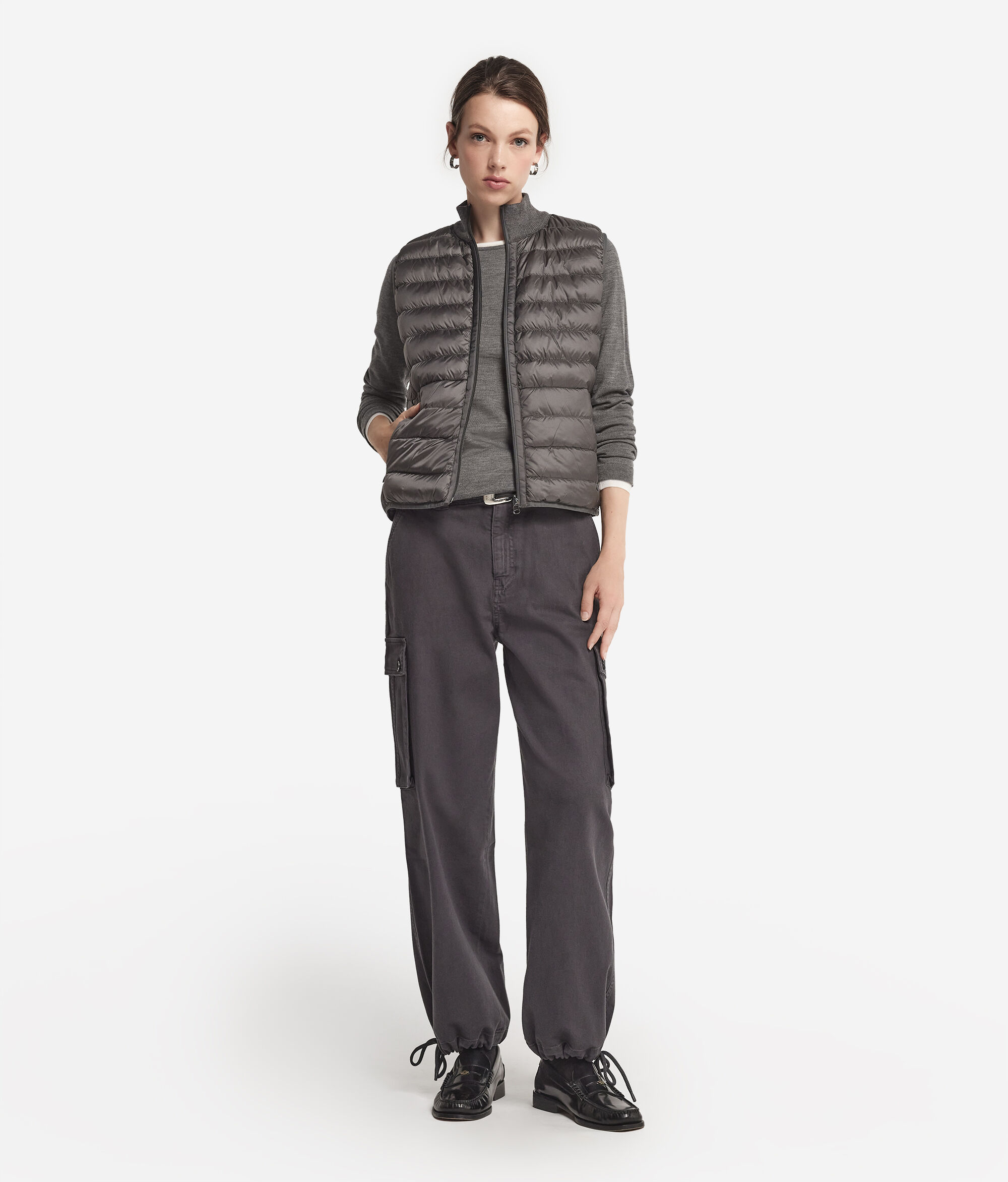 Reversible Cashmere Down Gilet