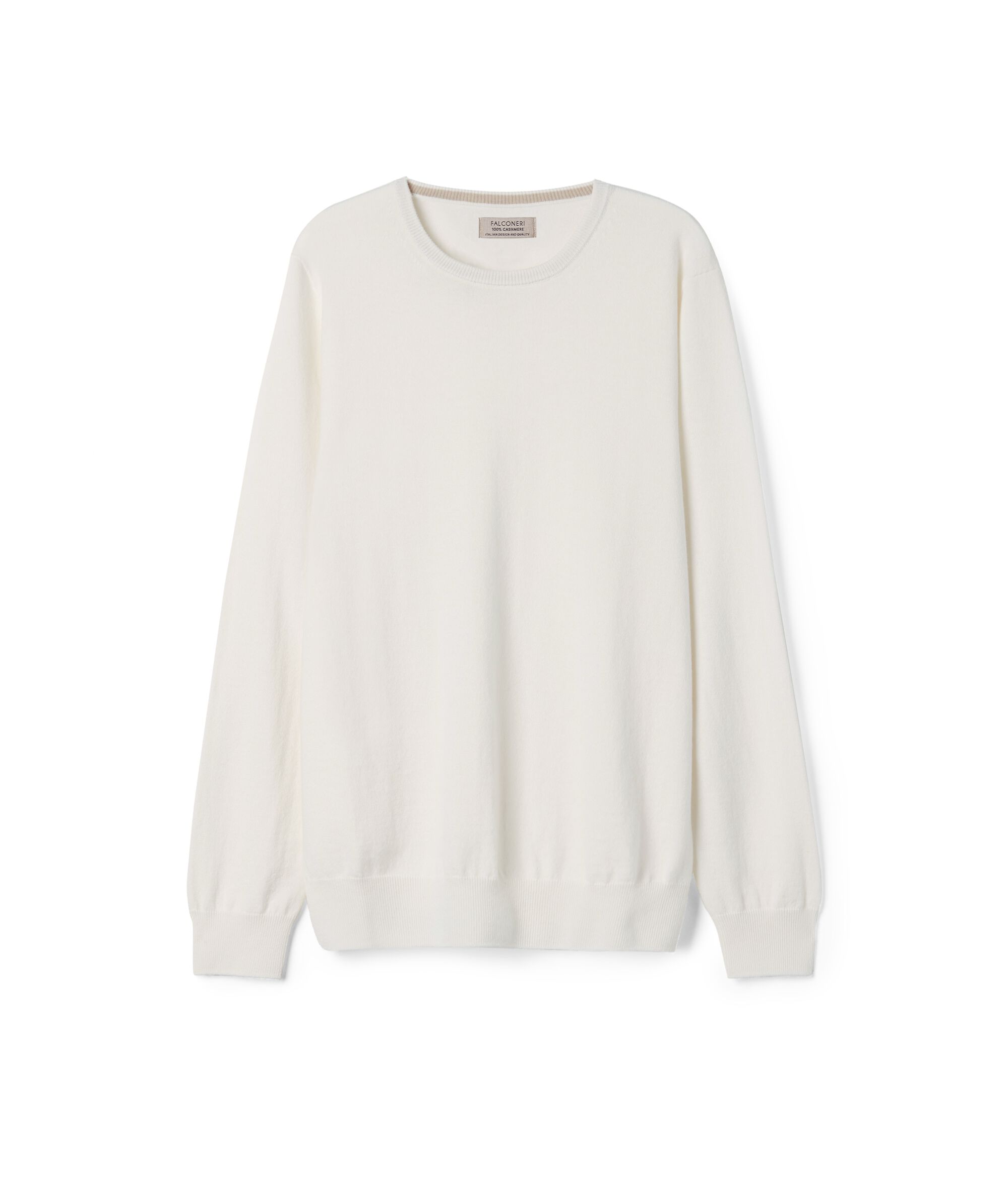 Sweter z Okrągłym Dekoltem z Kaszmiru Ultrasoft
