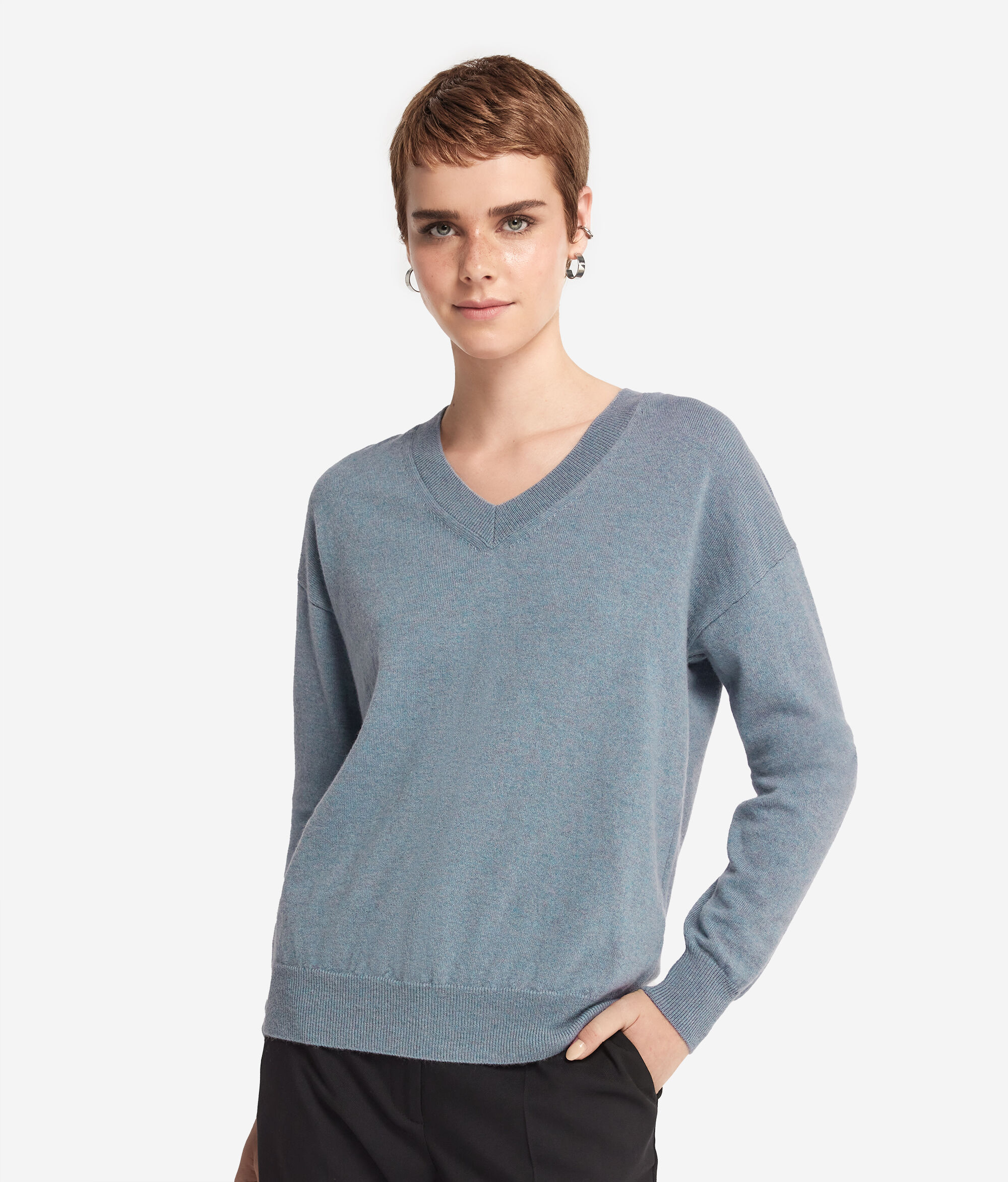 Ultrasoft Cashmere V-Neck Jumper