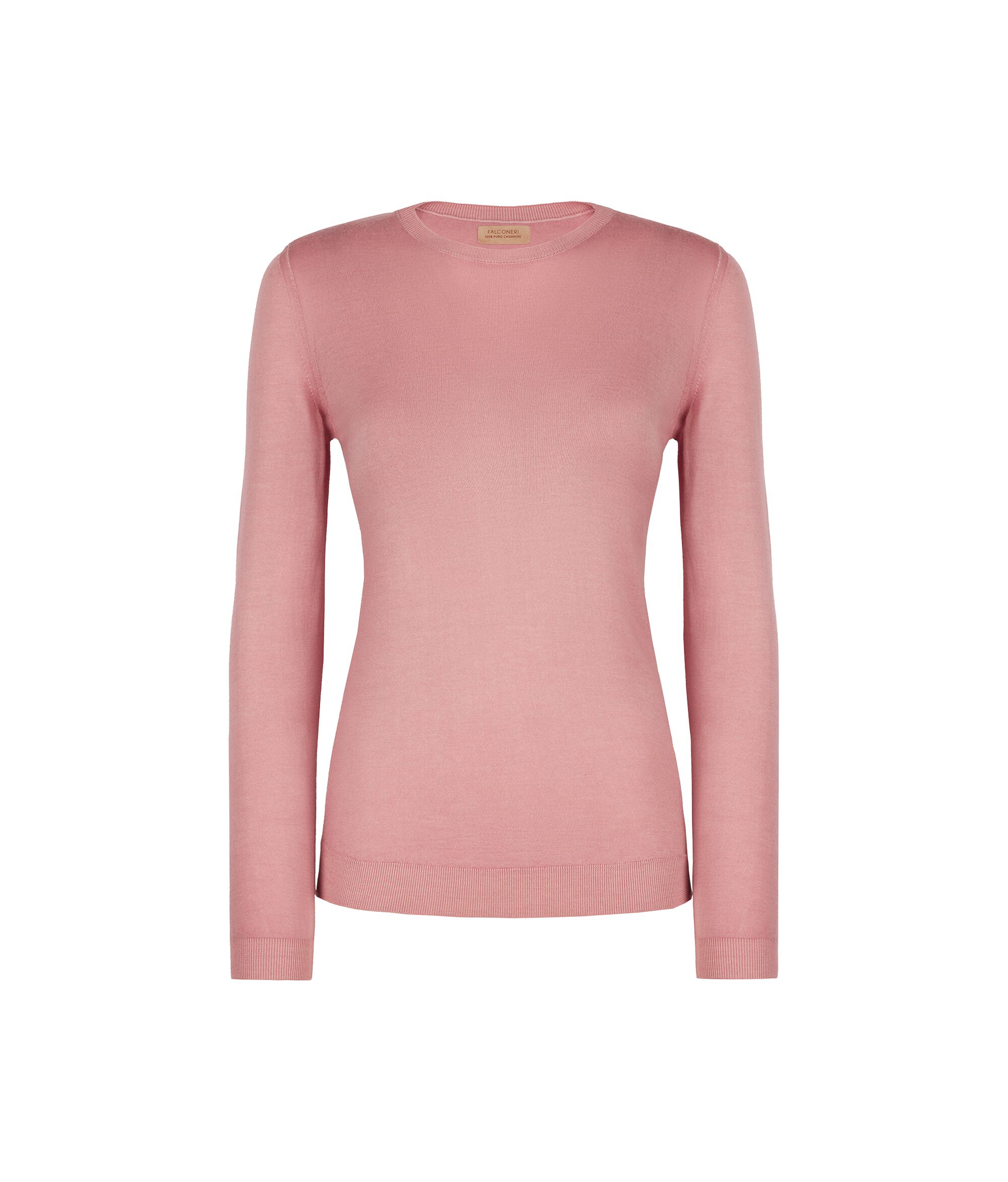 Round-Neck Ultrafine Cashmere Jumper_9225