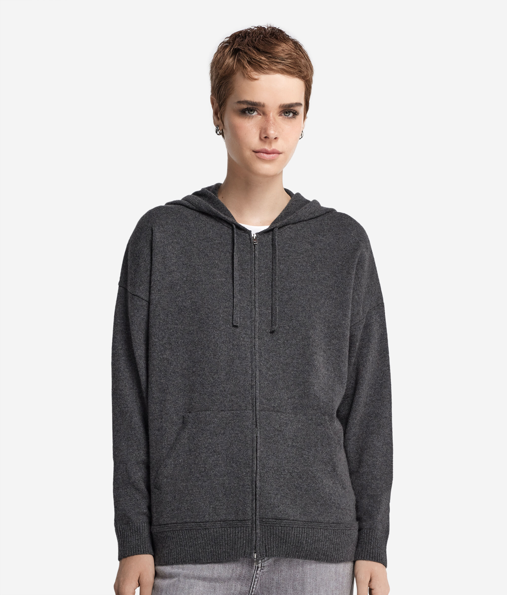 Hooded Ultrasoft Cashmere Sweatshirt