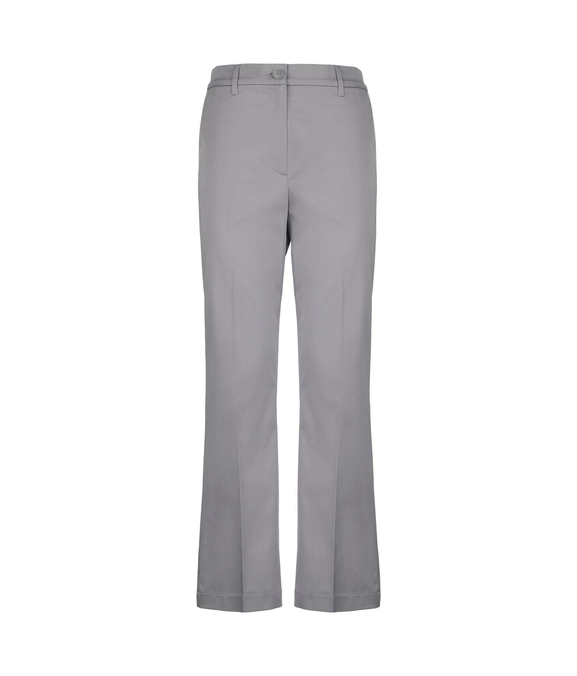 Cotton Fabric Trumpet-Flared Trousers