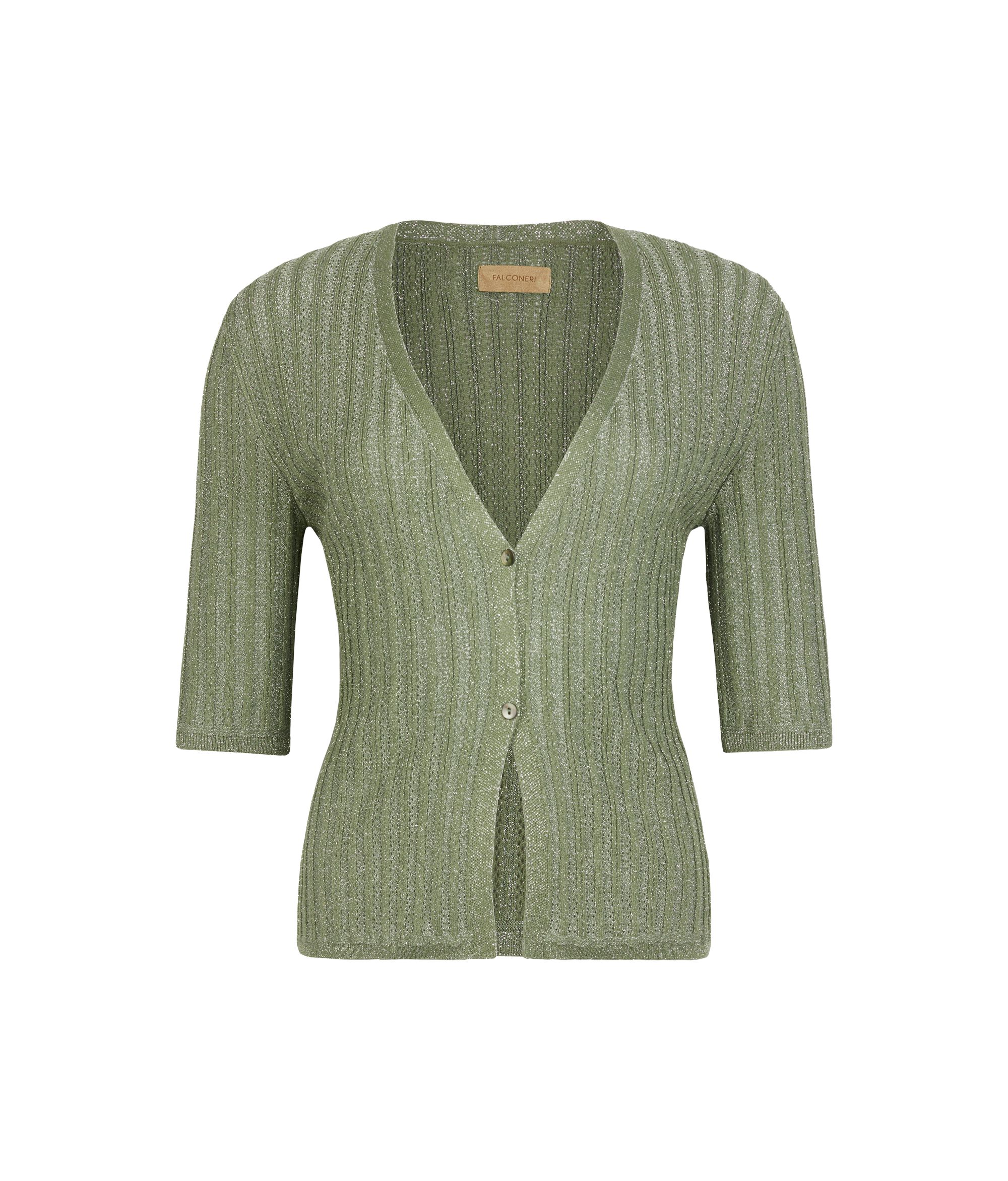 V-Neck, Short-Sleeved Cache Coeur