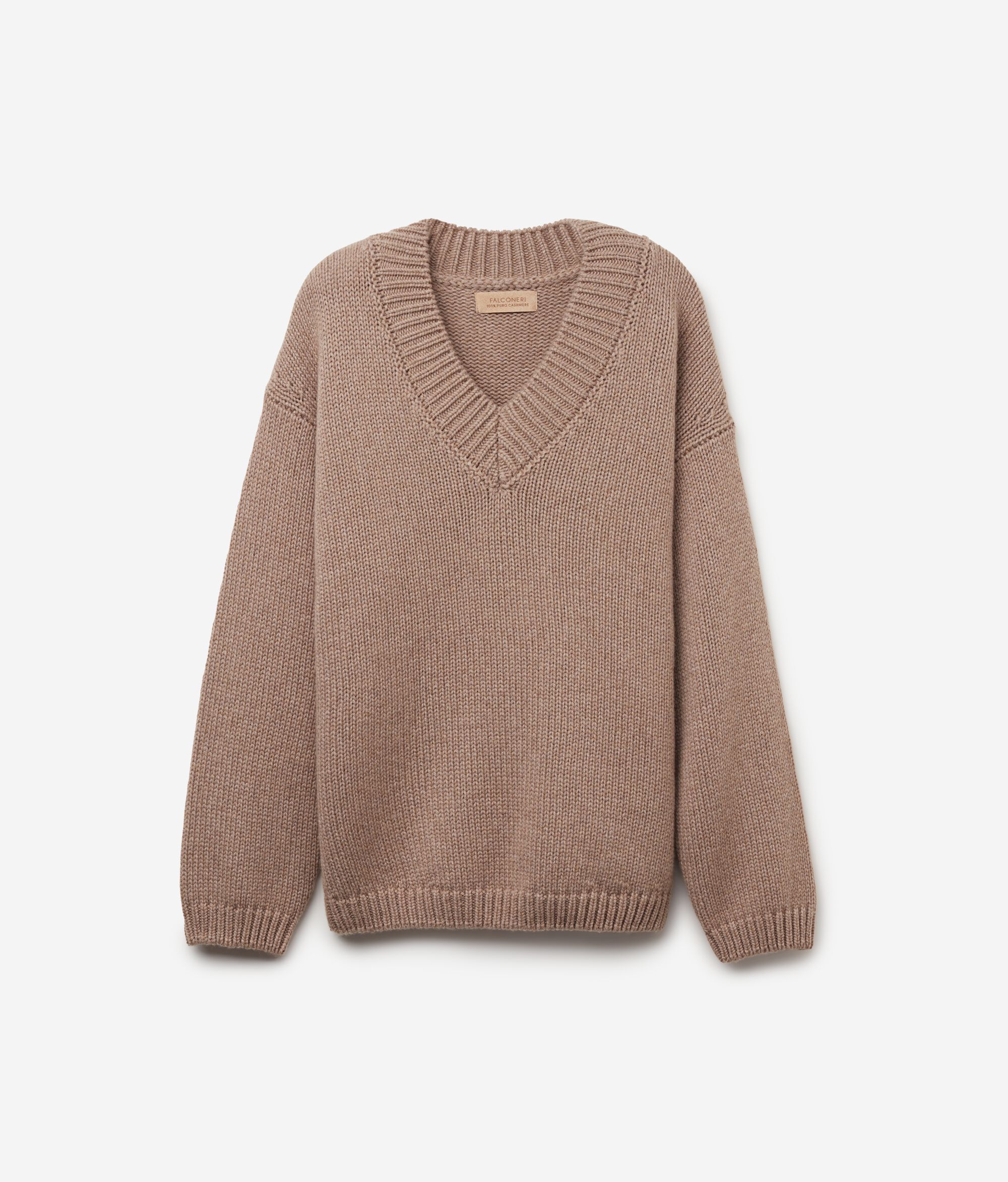 Pull femme col V en cachemire ultra-doux