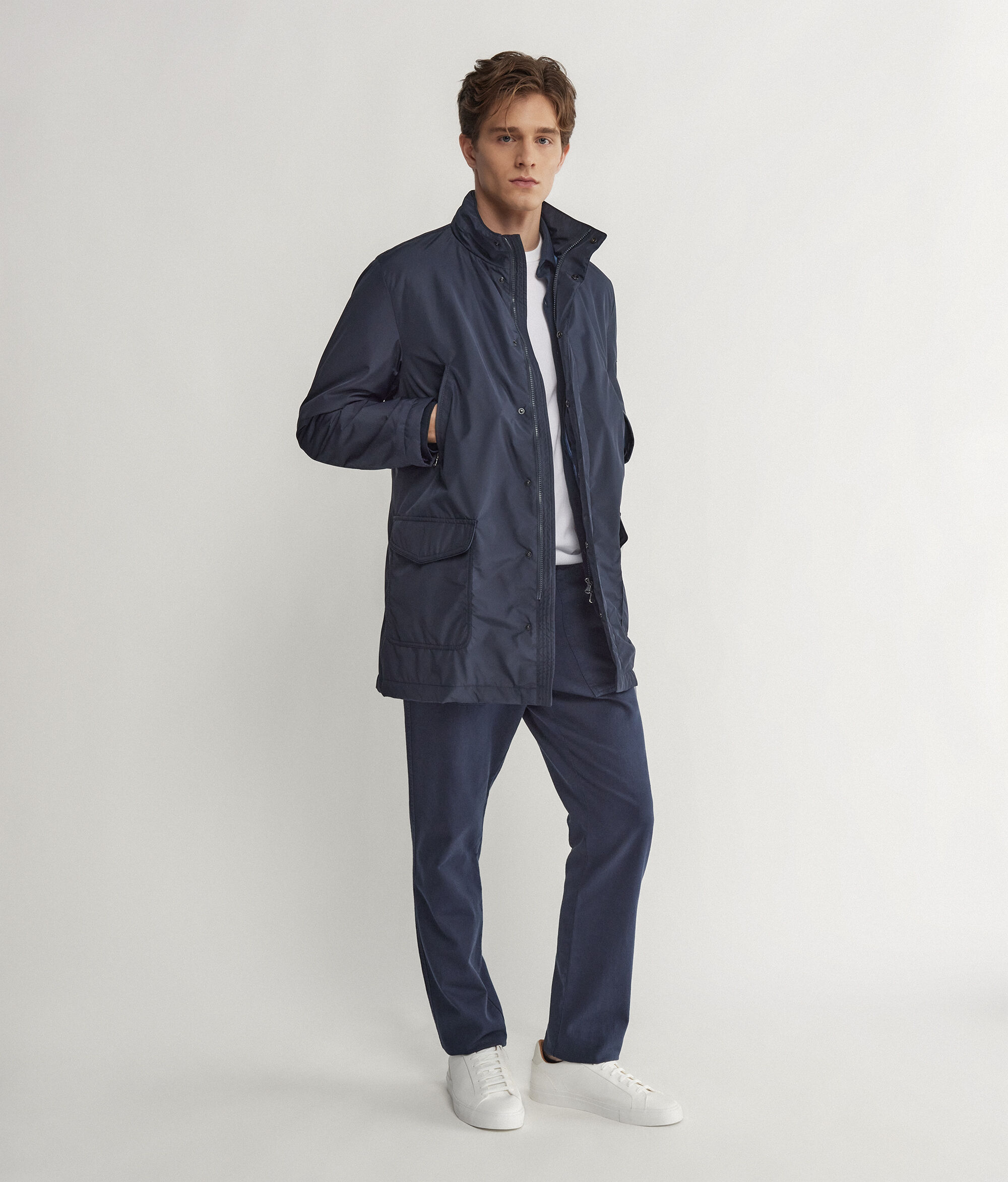 Cashmere Technical Fabric Parka