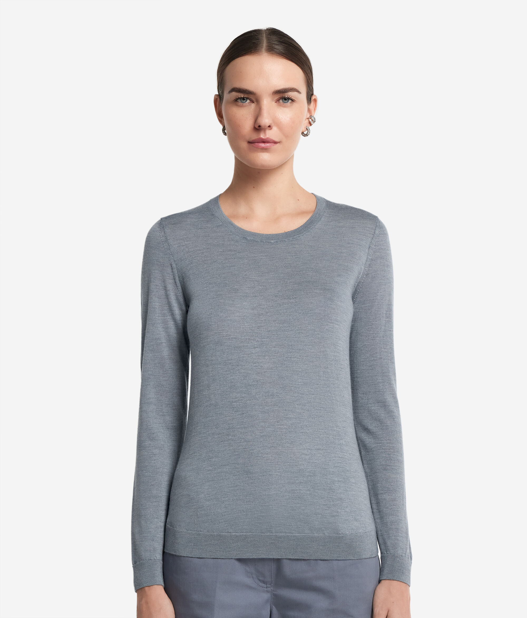 Round-Neck Ultrafine Cashmere Jumper